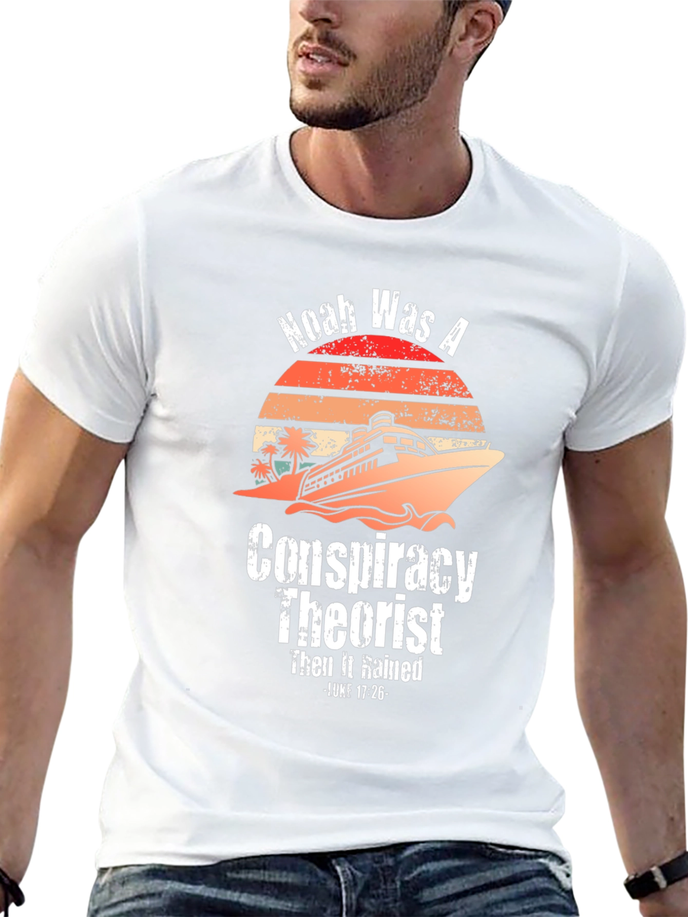 Noah Was A Conspiracy Theorist Graphic Tee