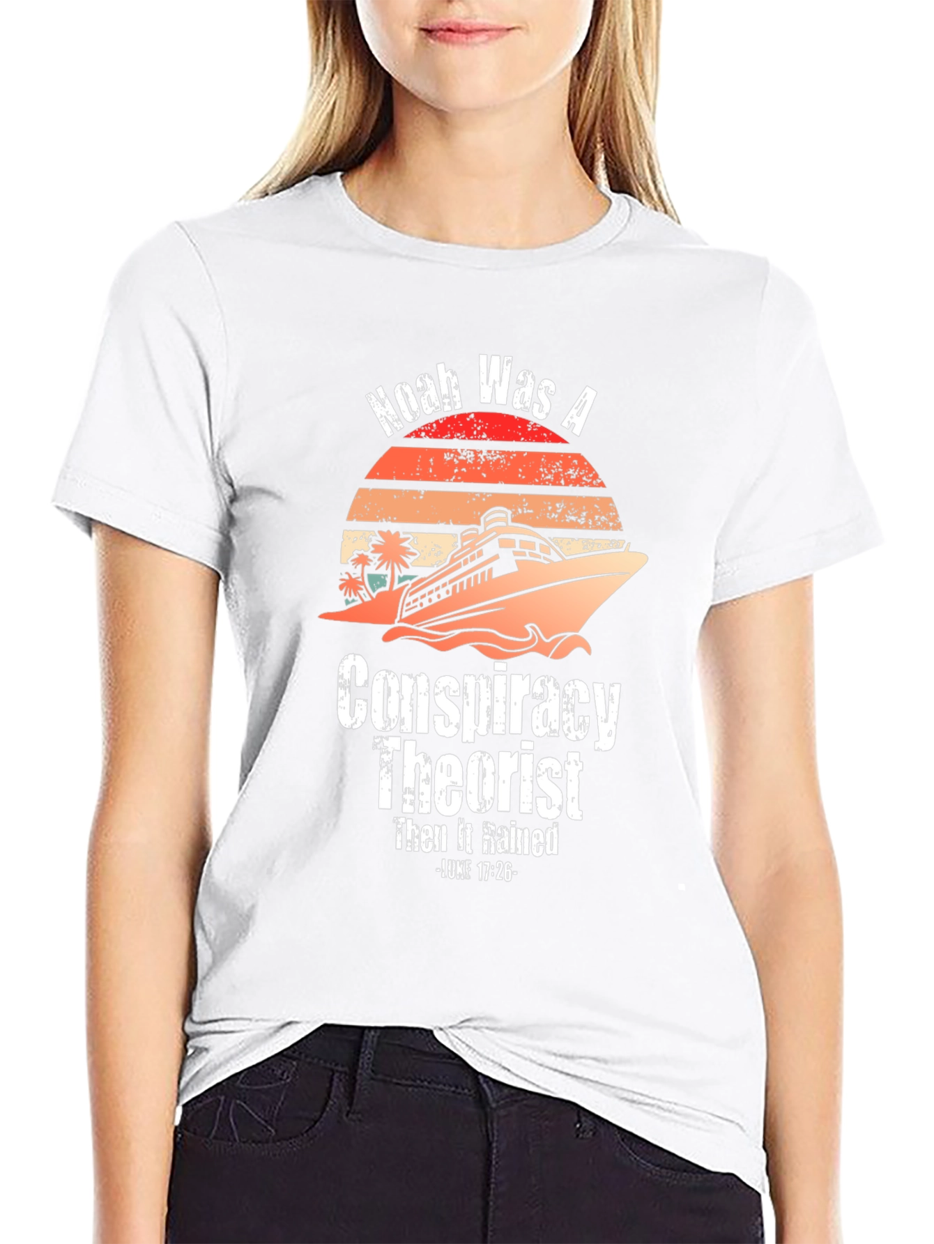 Noah Was A Conspiracy Theorist Graphic Tee