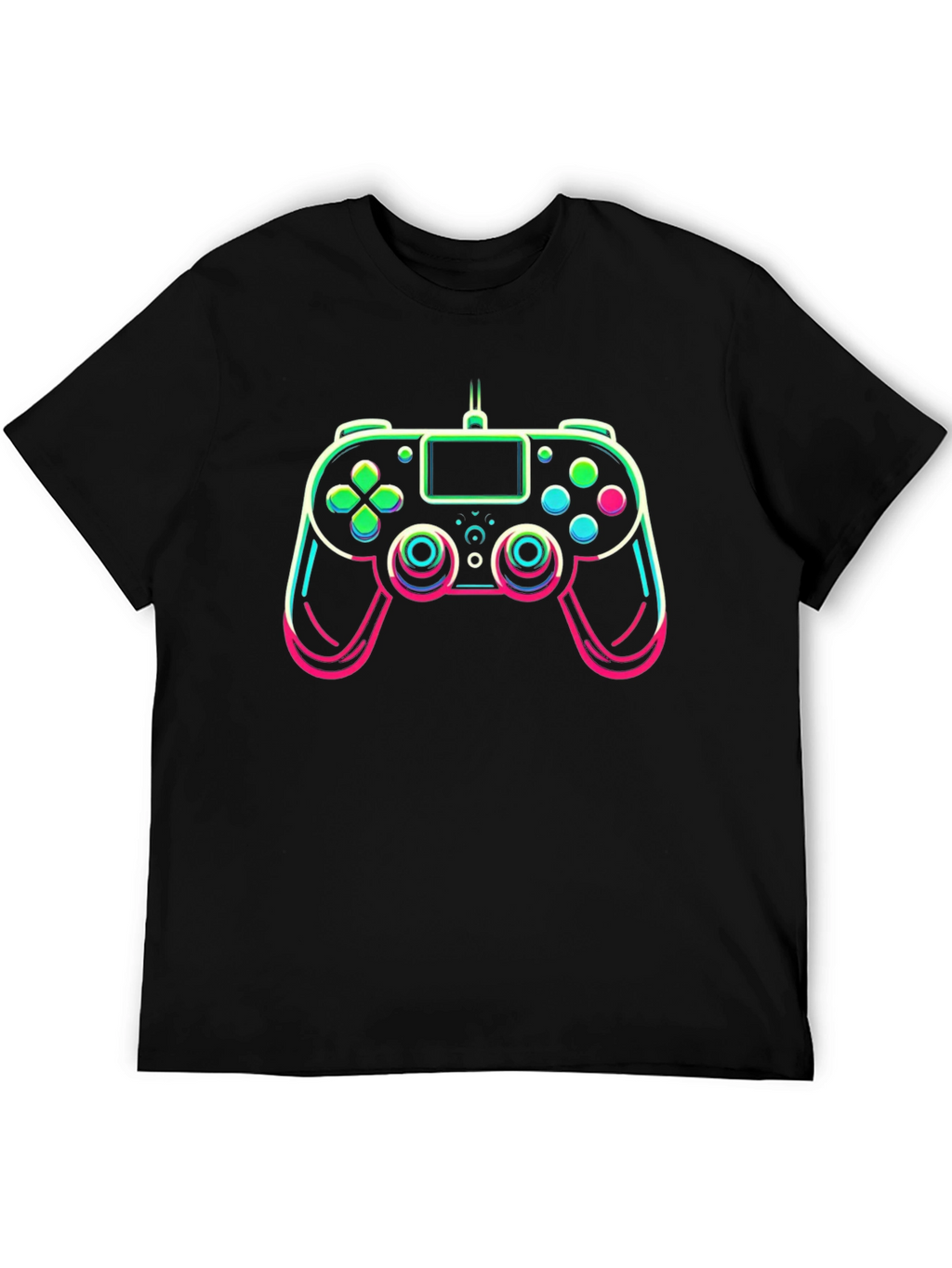 Gamer Controller Graphic Tee - Black