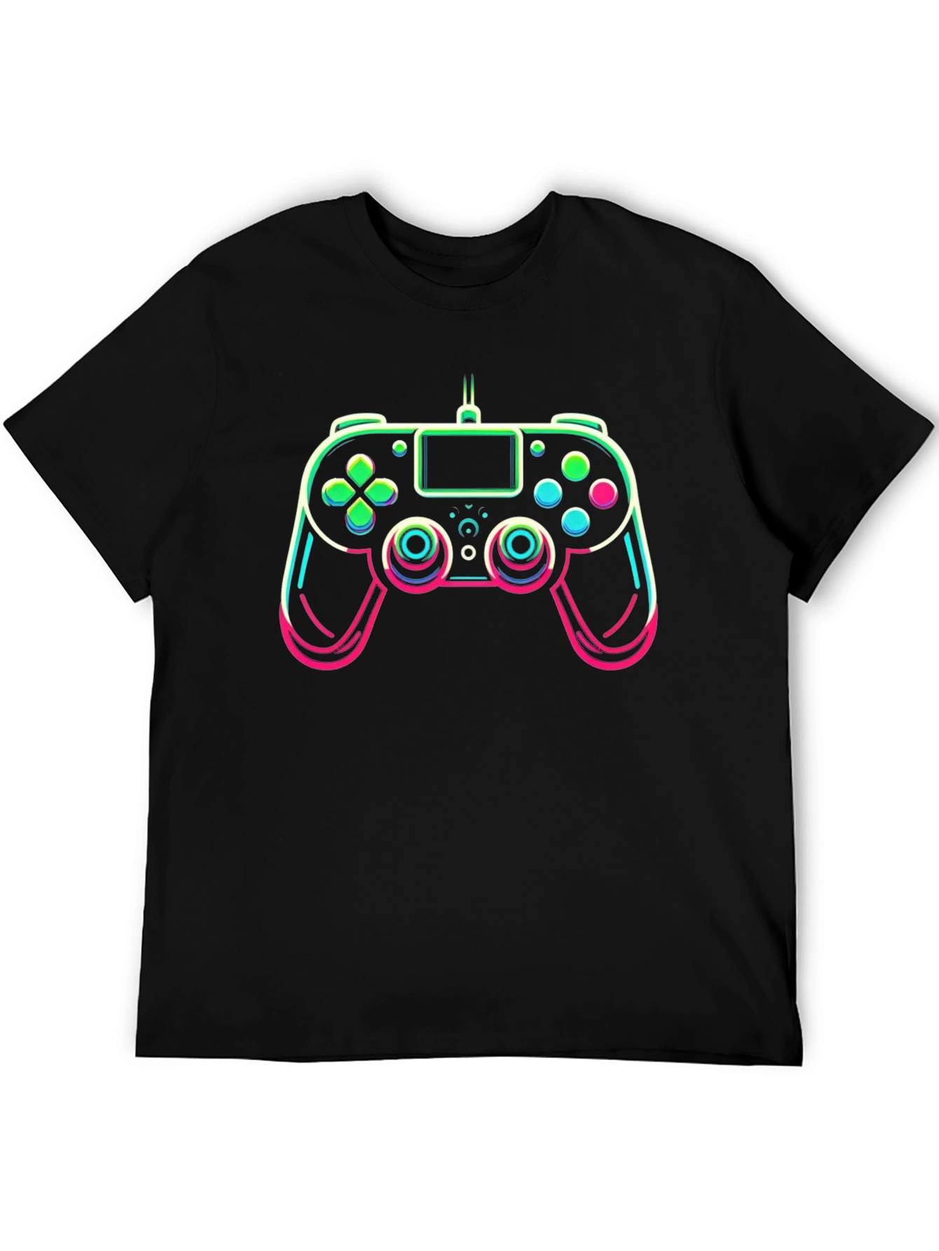 Gamer Controller Graphic Tee - Black