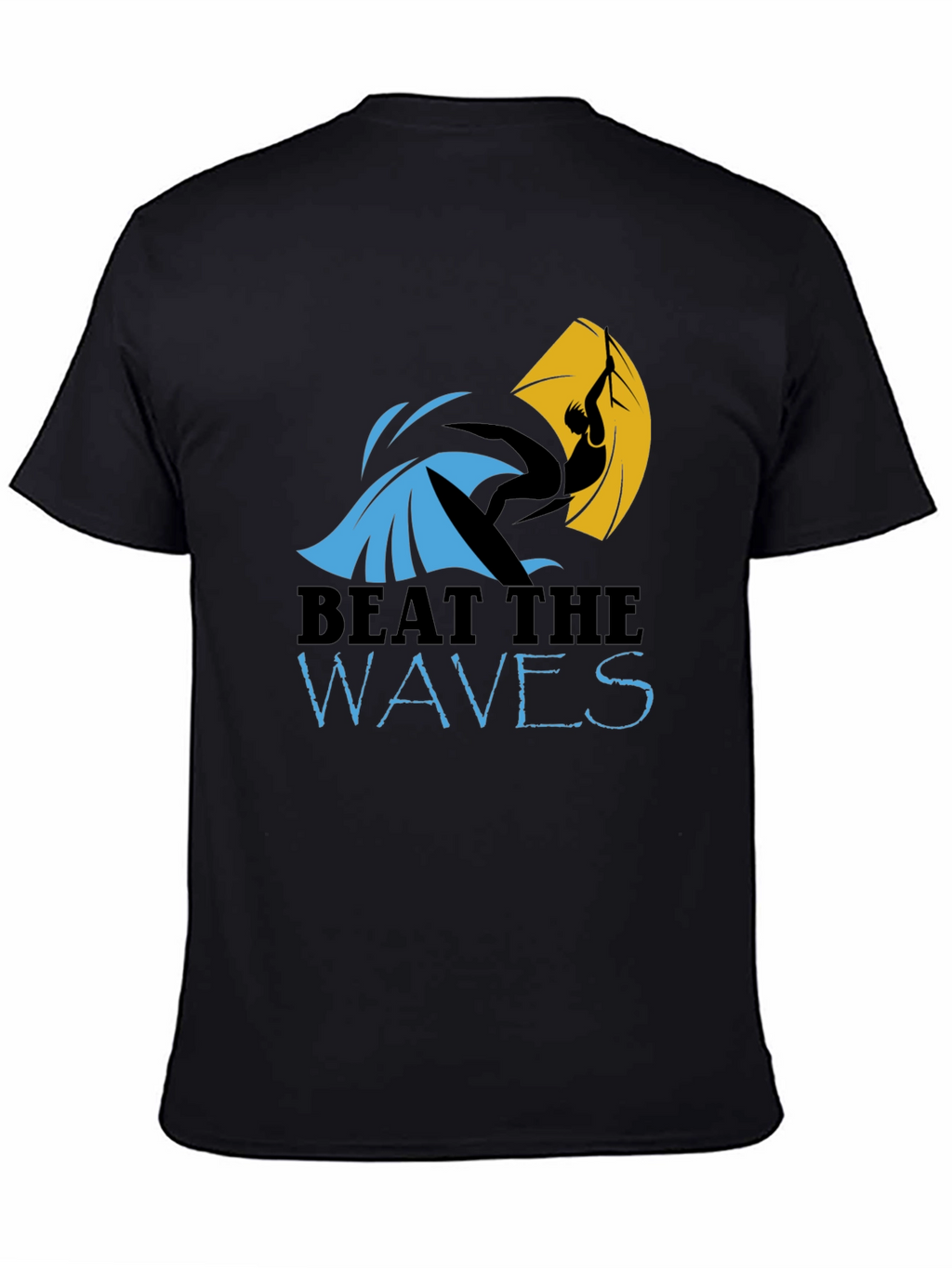 Beat the Waves Graphic T-Shirt - Surfing Design