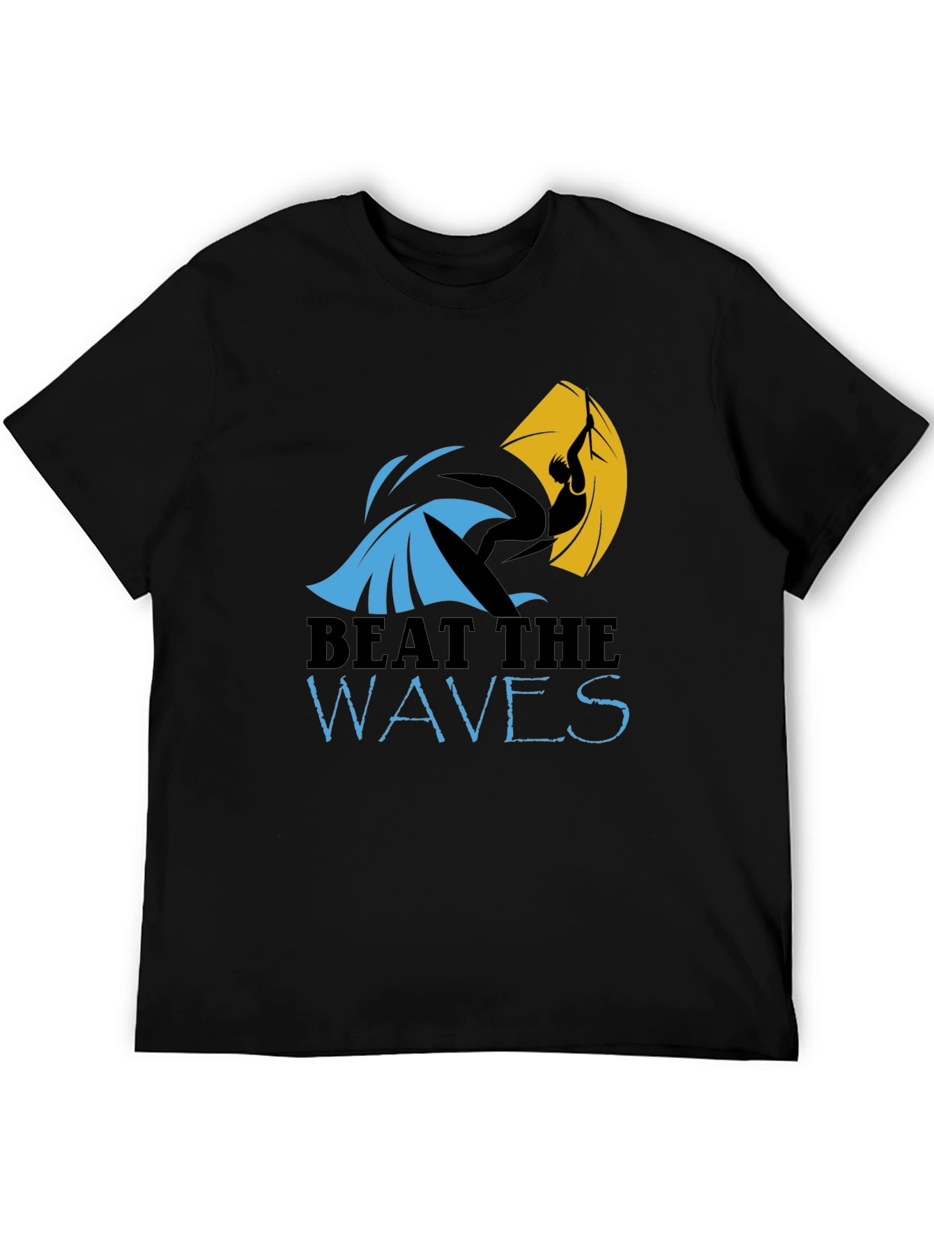 Beat the Waves Graphic T-Shirt - Surfing Design