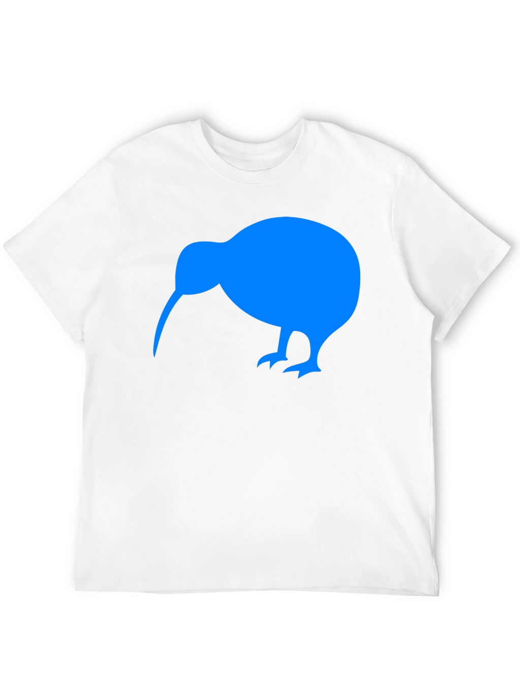 Kiwi Bird Graphic Tee - Black Cotton T-Shirt