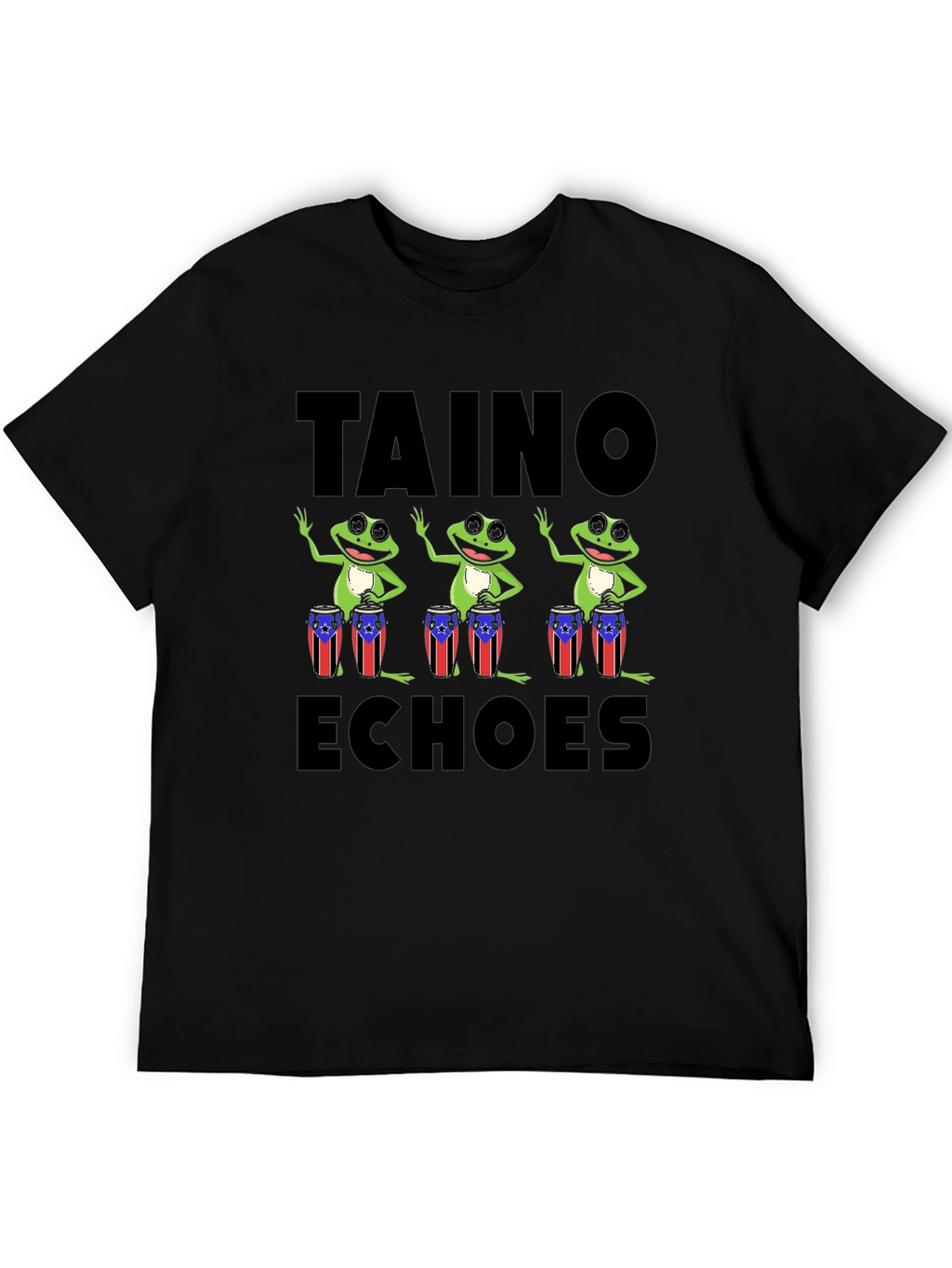 Taino Echoes Puerto Rico Frogs T-Shirt