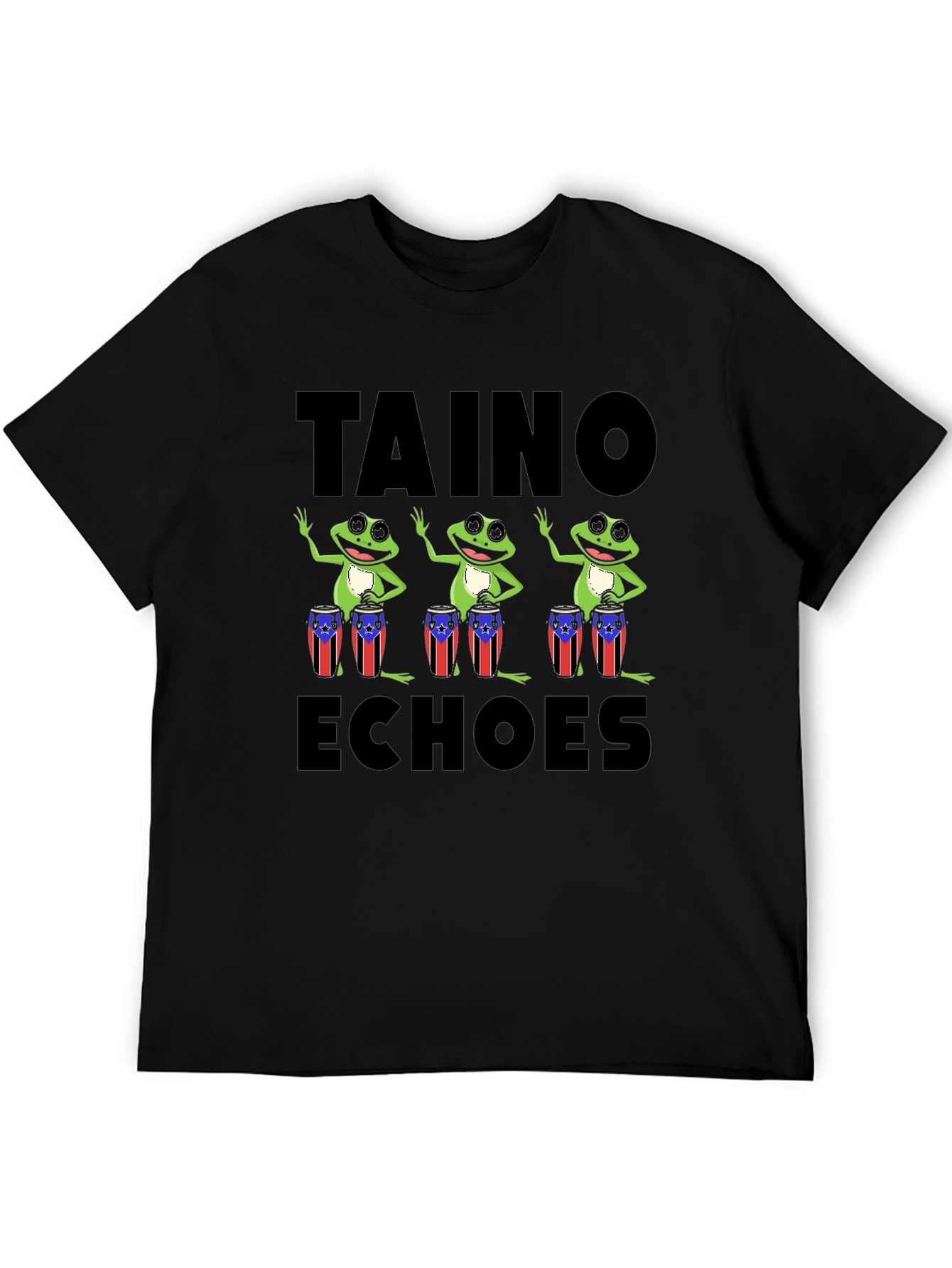 Taino Echoes Puerto Rico Frogs T-Shirt