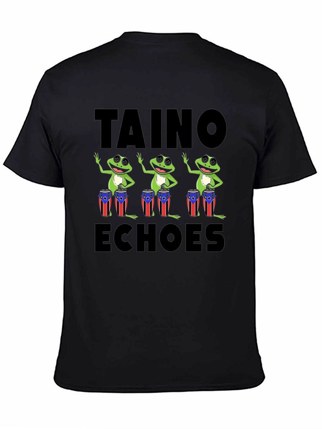 Taino Echoes Puerto Rico Frogs T-Shirt