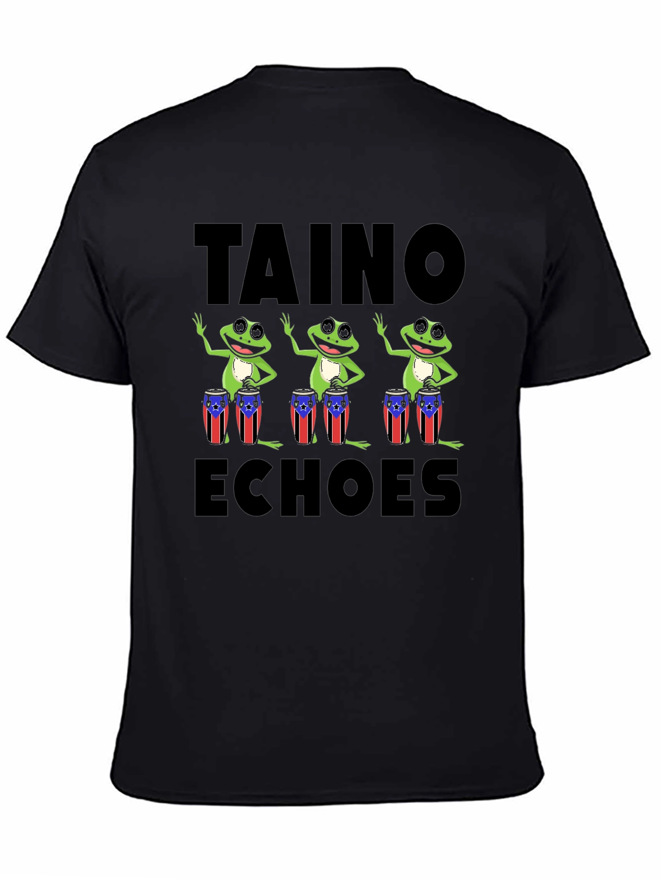 Taino Echoes Puerto Rico Frogs T-Shirt