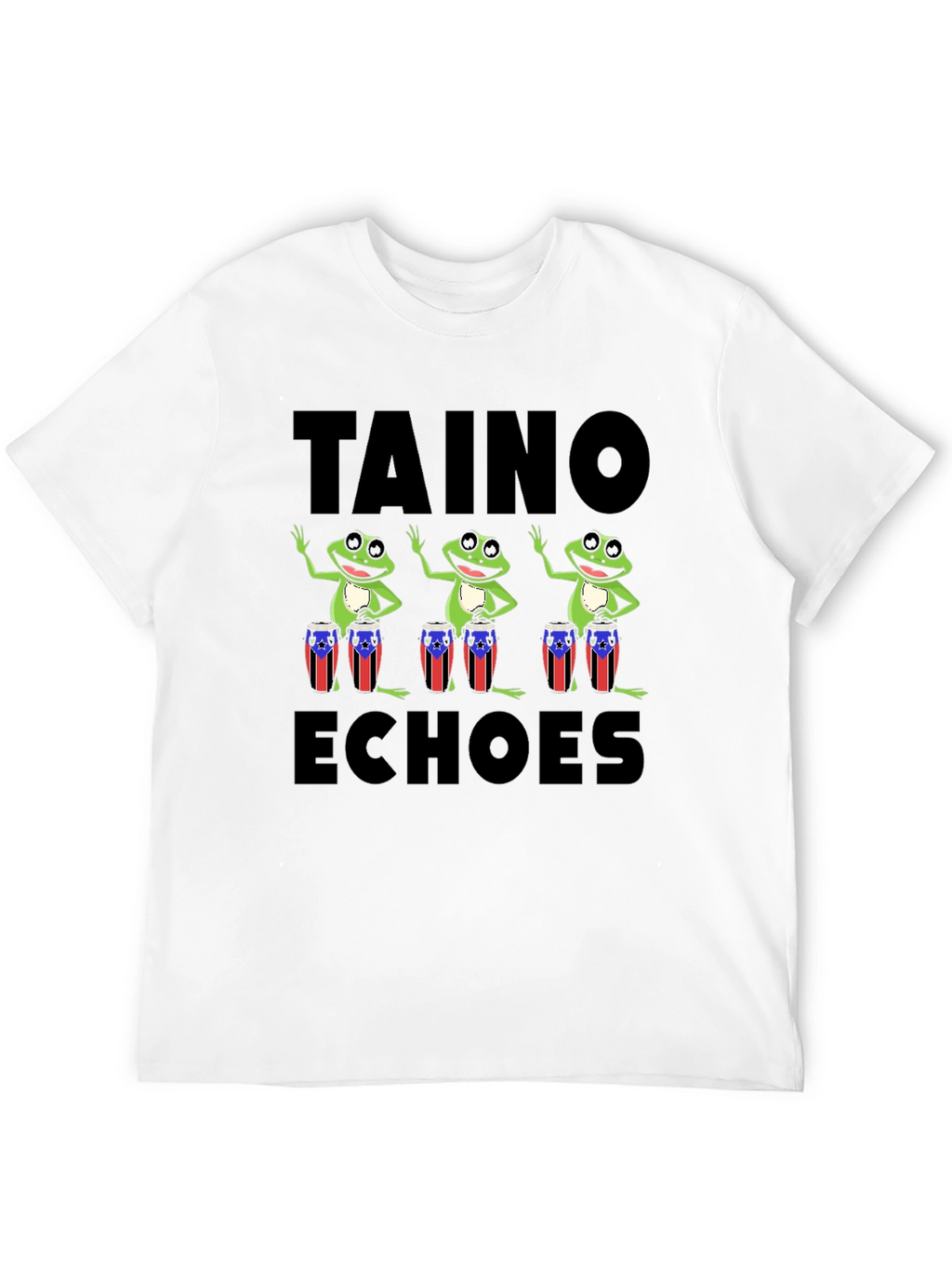 Taino Echoes Puerto Rico Frogs T-Shirt