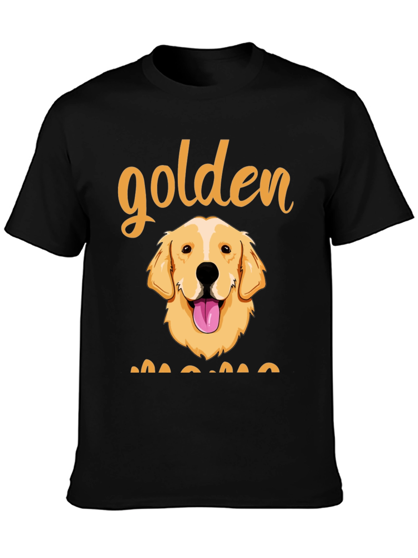 Golden Mama Dog T-Shirt Cute Pet Lover Tee
