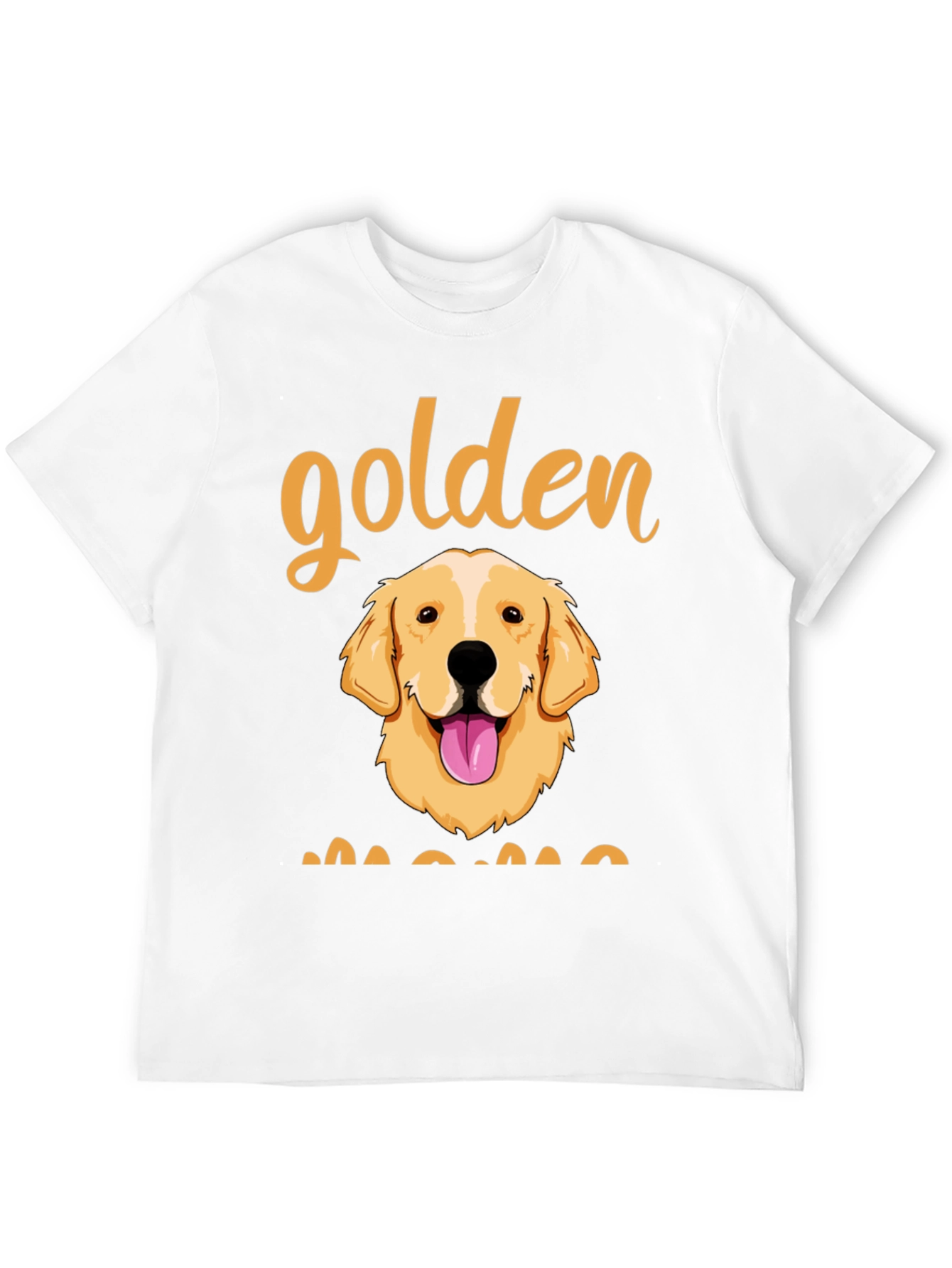 Golden Mama Dog T-Shirt Cute Pet Lover Tee