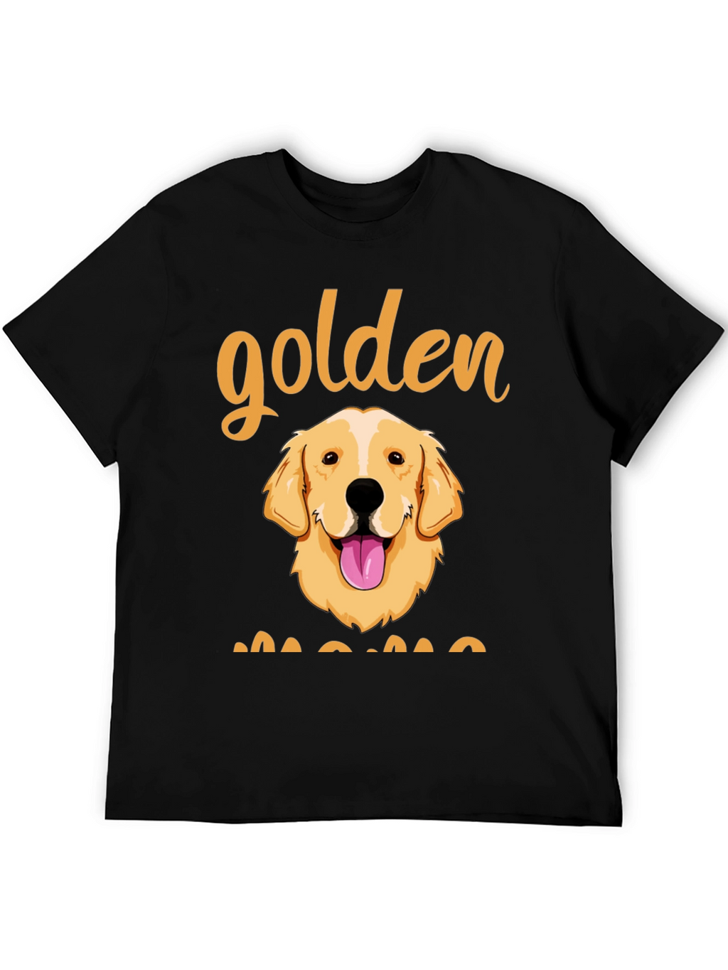 Golden Mama Dog T-Shirt Cute Pet Lover Tee