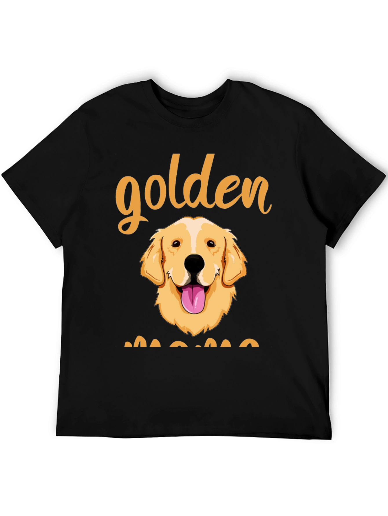 Golden Mama Dog T-Shirt Cute Pet Lover Tee