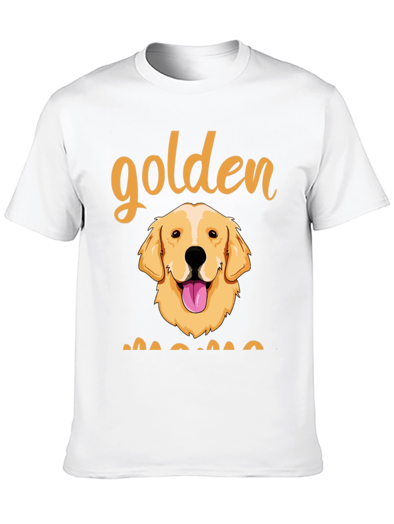 Golden Mama Dog T-Shirt Cute Pet Lover Tee