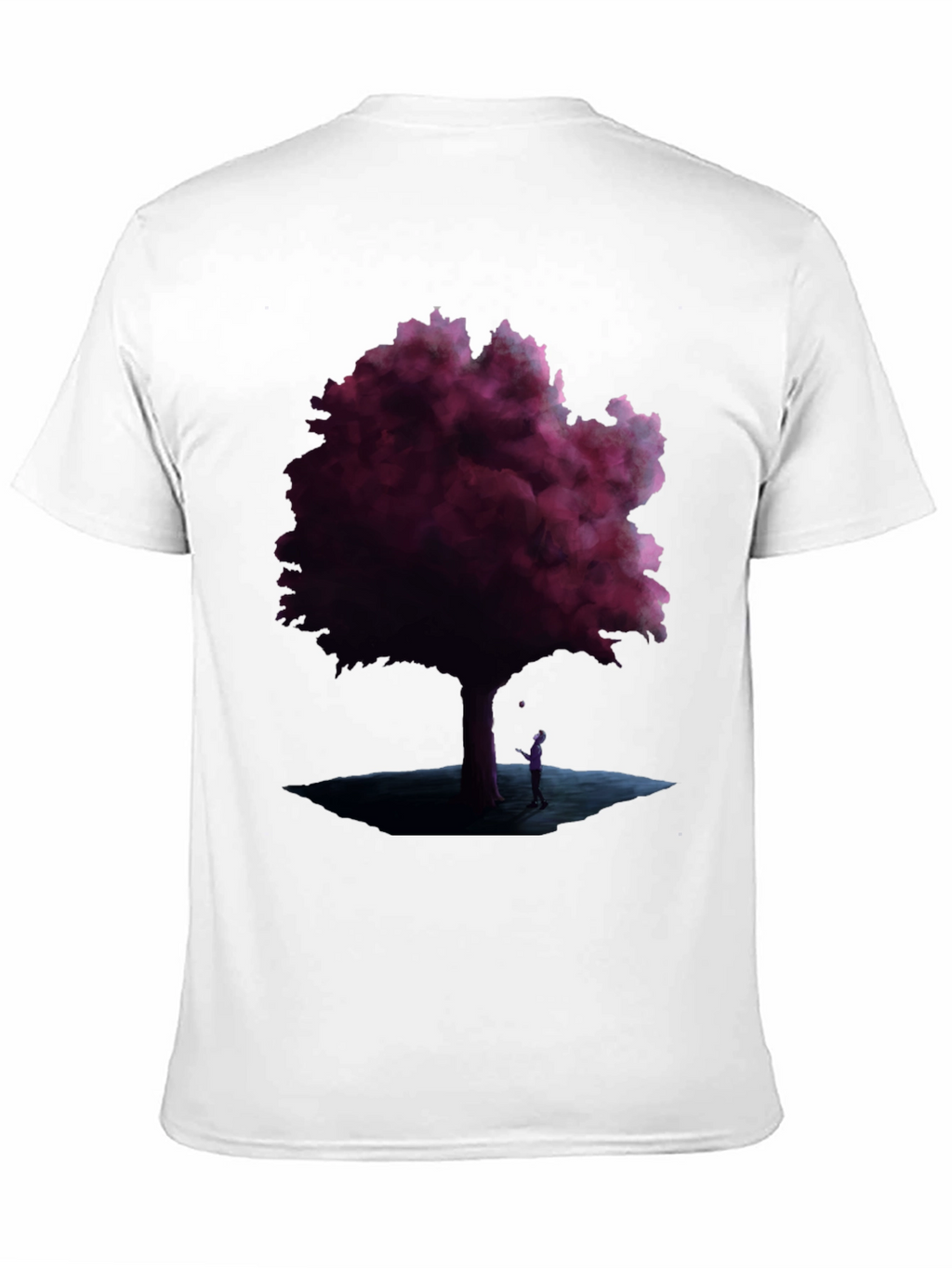 Mystic Tree Graphic Tee - Black Cotton Blend