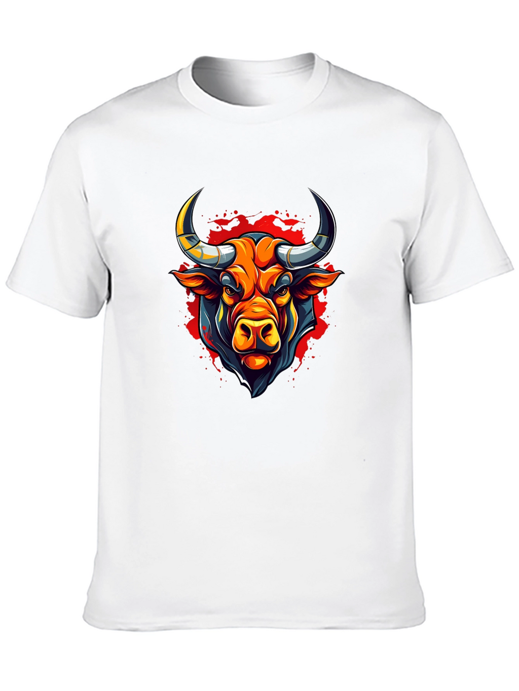 Bull Graphic Black T-Shirt