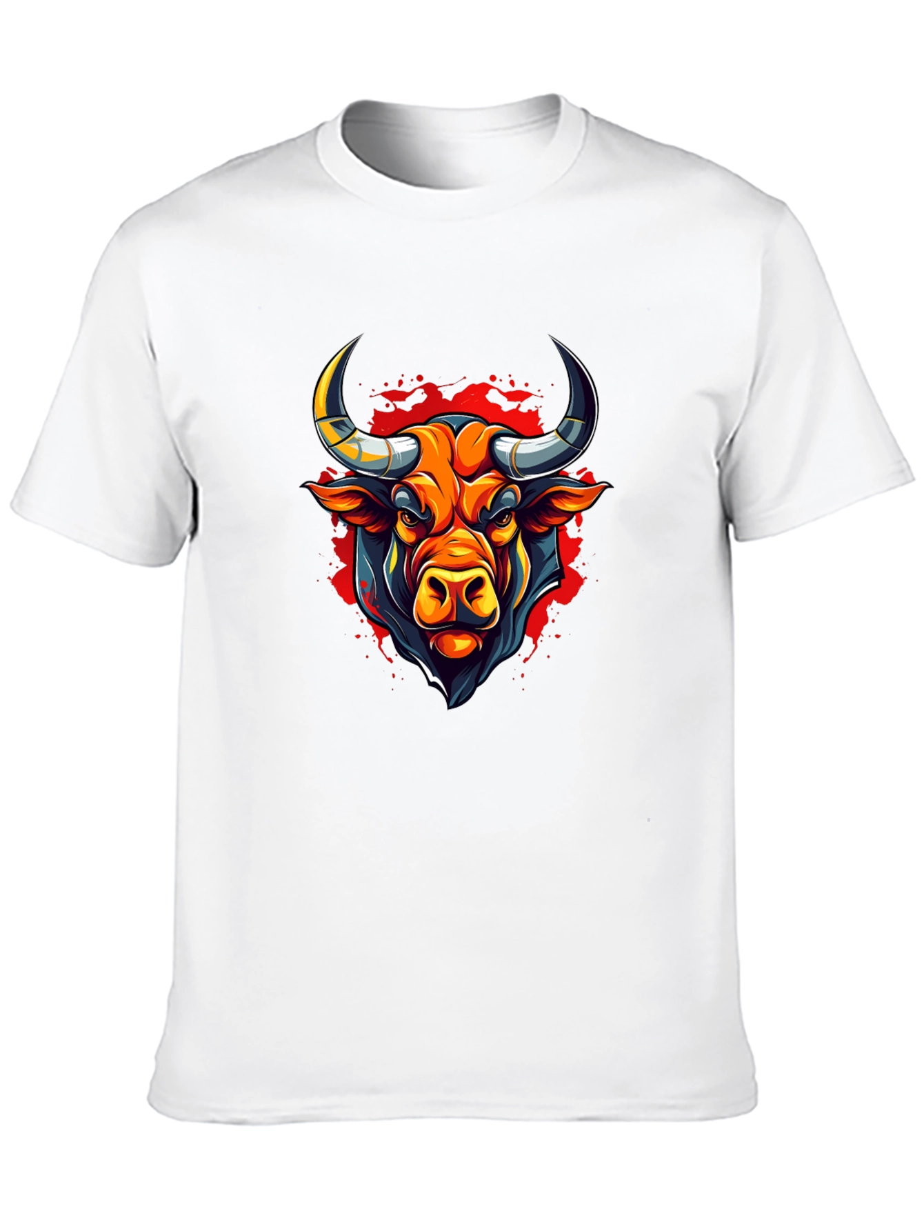 Bull Graphic Black T-Shirt