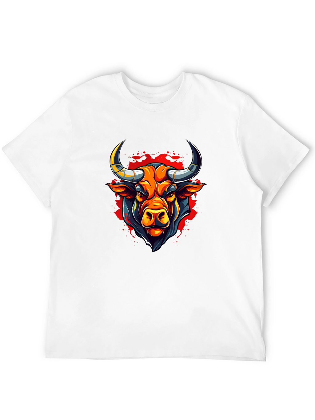 Bull Graphic Black T-Shirt