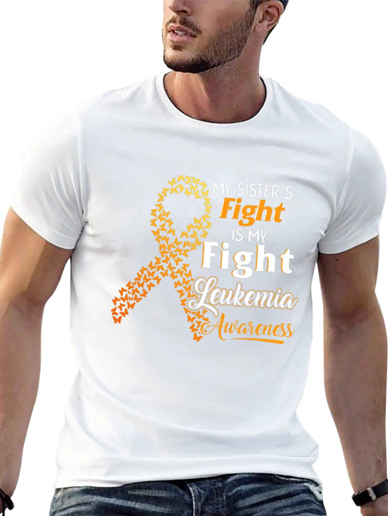 Sisters Fight Leukemia Awareness T-Shirt