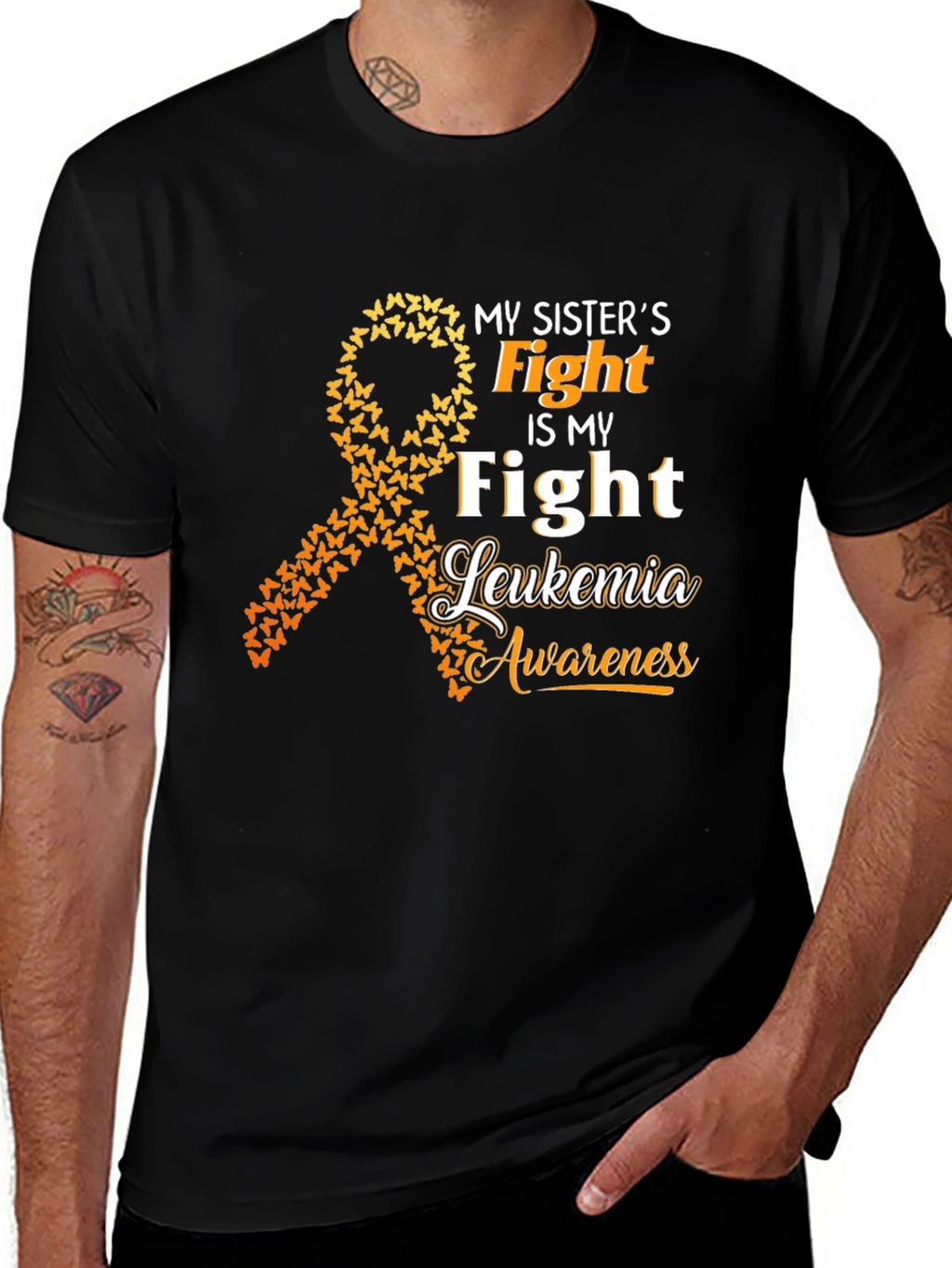 Sisters Fight Leukemia Awareness T-Shirt