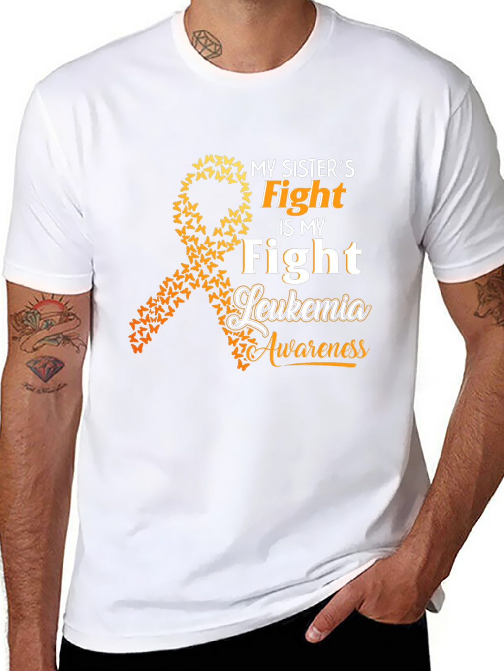 Sisters Fight Leukemia Awareness T-Shirt