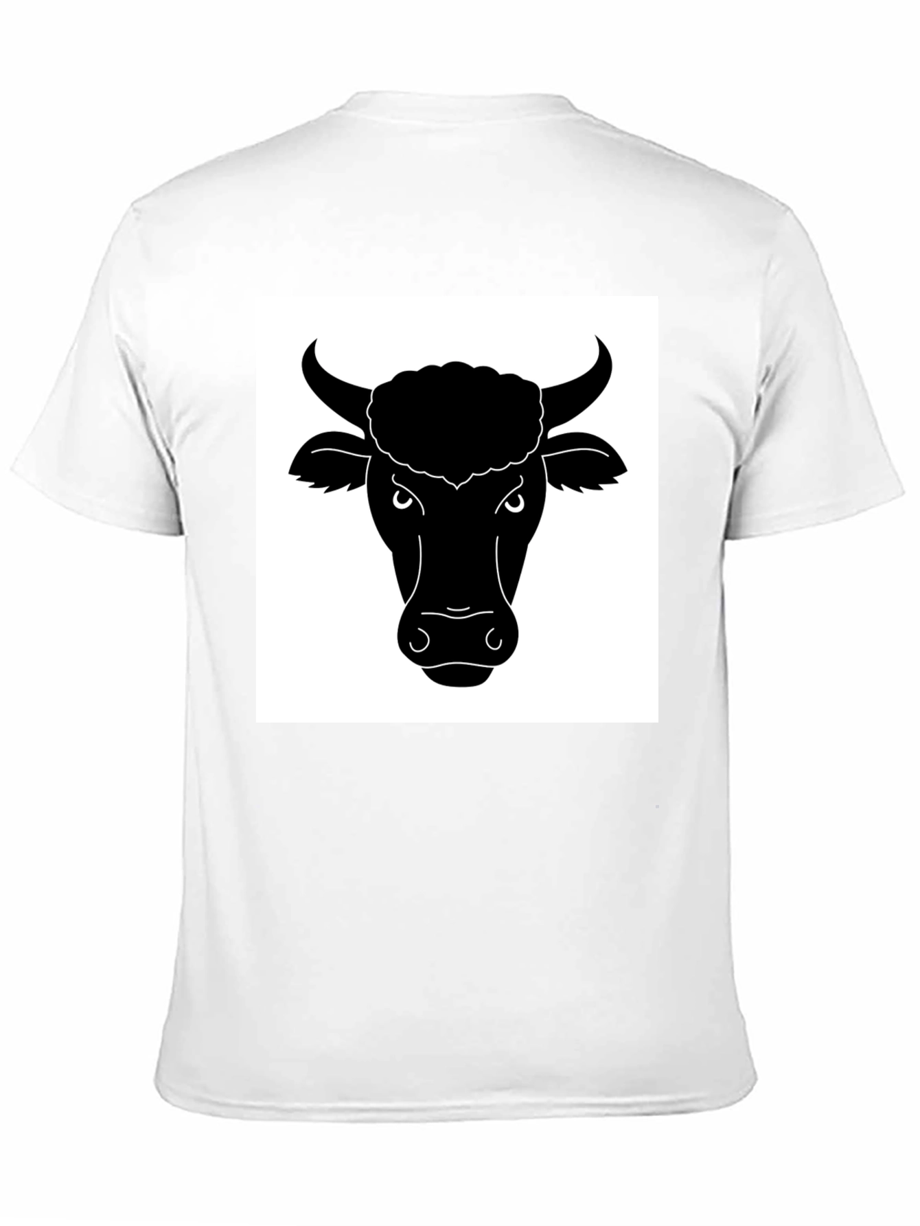 Black Bull Head Graphic T-Shirt