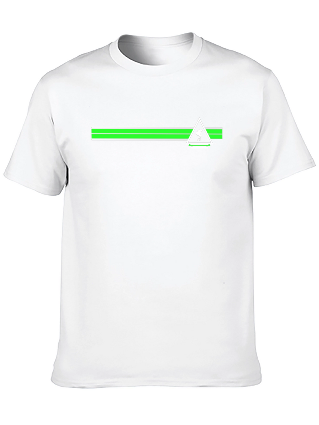 Green Stripe Trekker Tee - Black