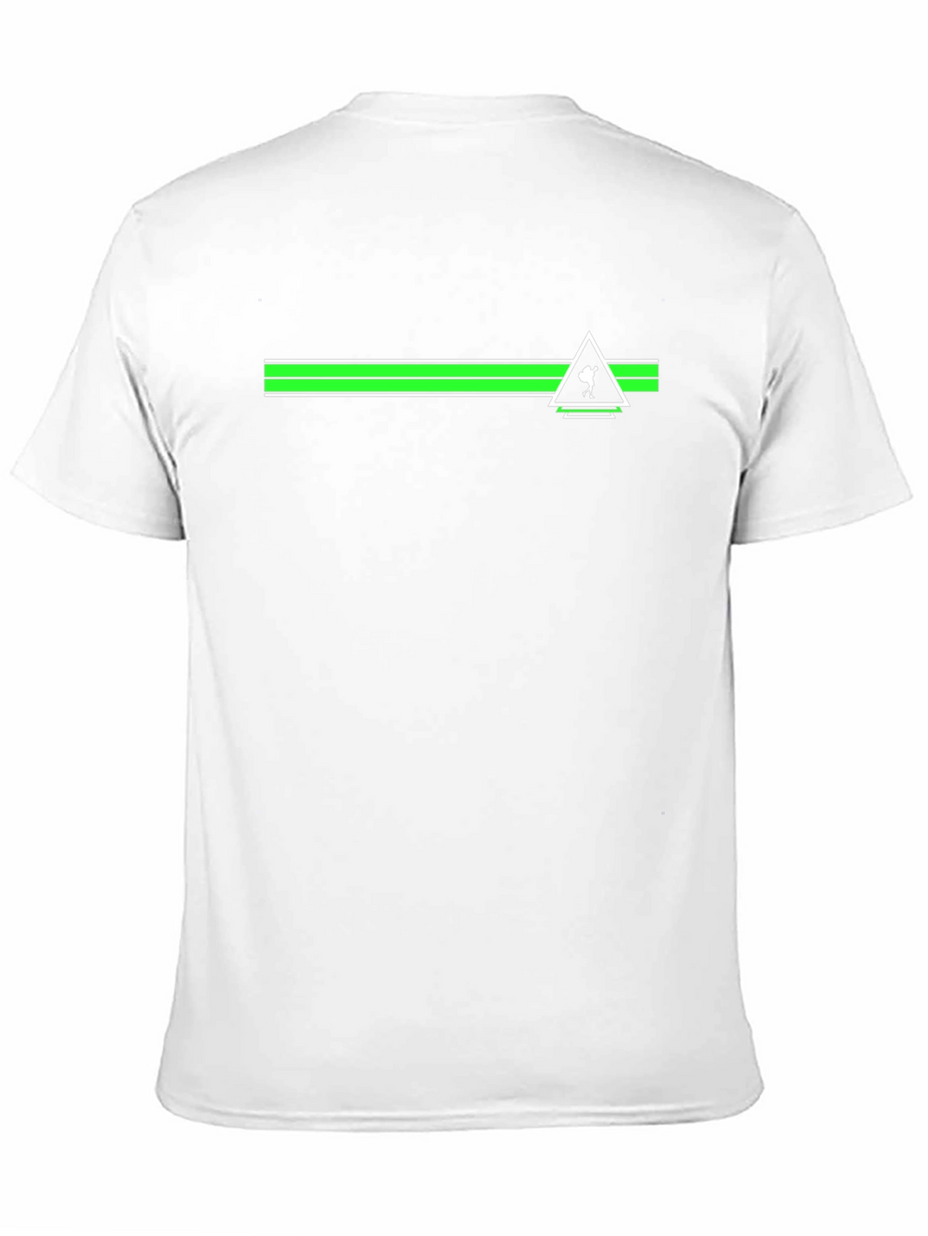 Green Stripe Trekker Tee - Black
