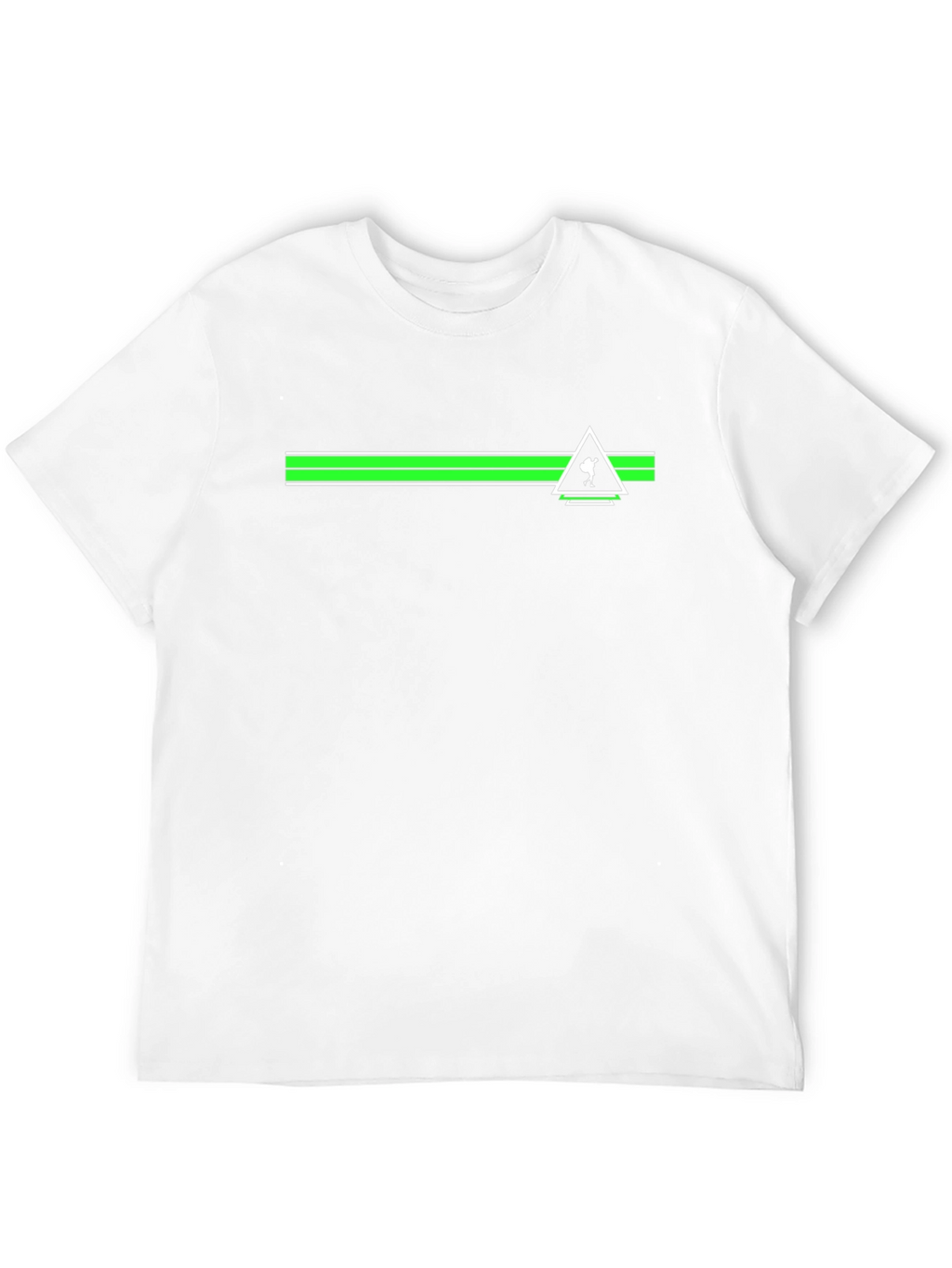 Green Stripe Trekker Tee - Black