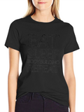 Eat Sleep Bodybuilding Repeat Black T-Shirt