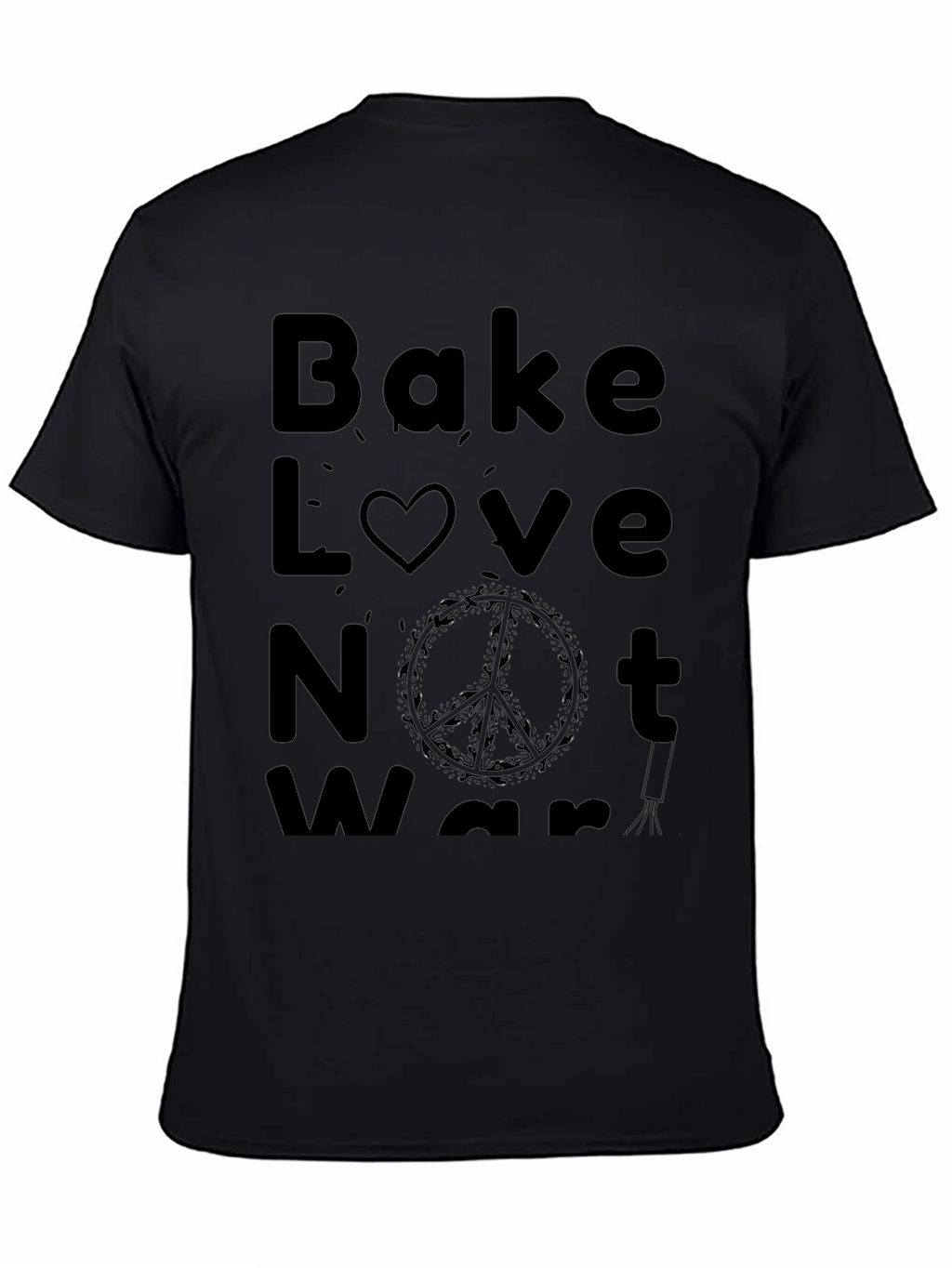 Bake Love Not War Graphic T-Shirt
