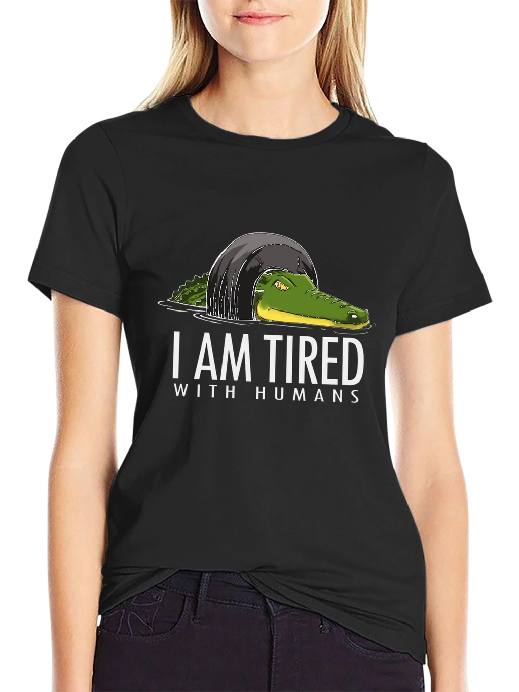 I Am Tired With Humans Graphic T-Shirt