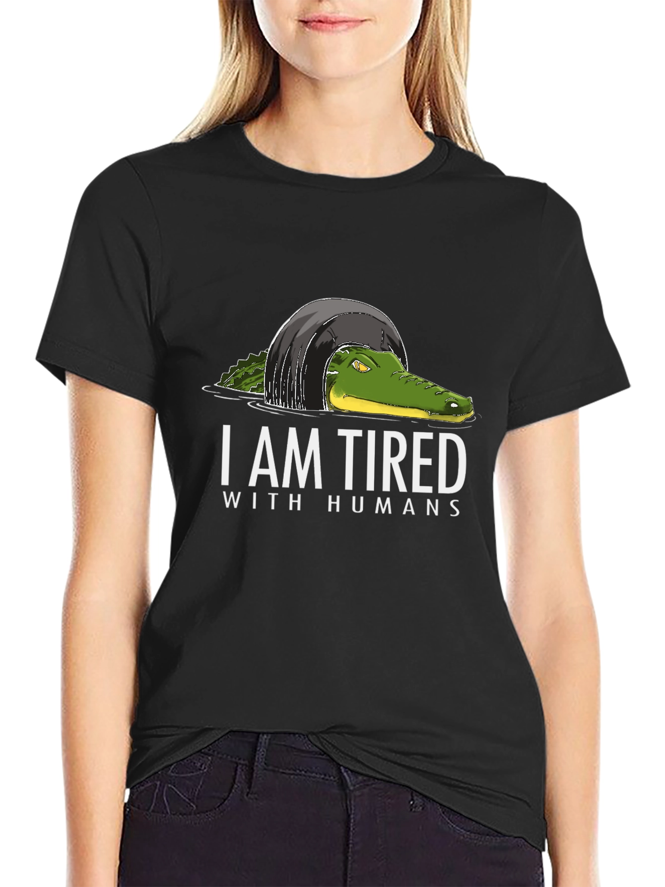 I Am Tired With Humans Graphic T-Shirt
