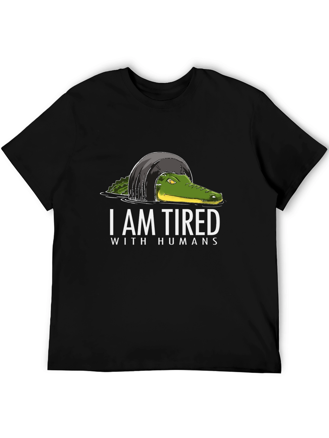 I Am Tired With Humans Graphic T-Shirt