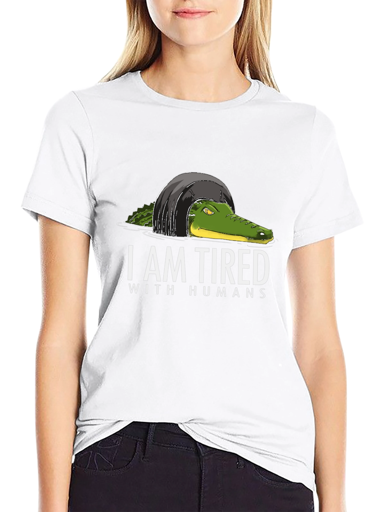 I Am Tired With Humans Graphic T-Shirt
