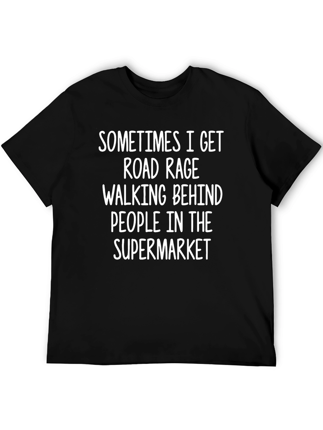 Road Rage Supermarket Funny T-Shirt