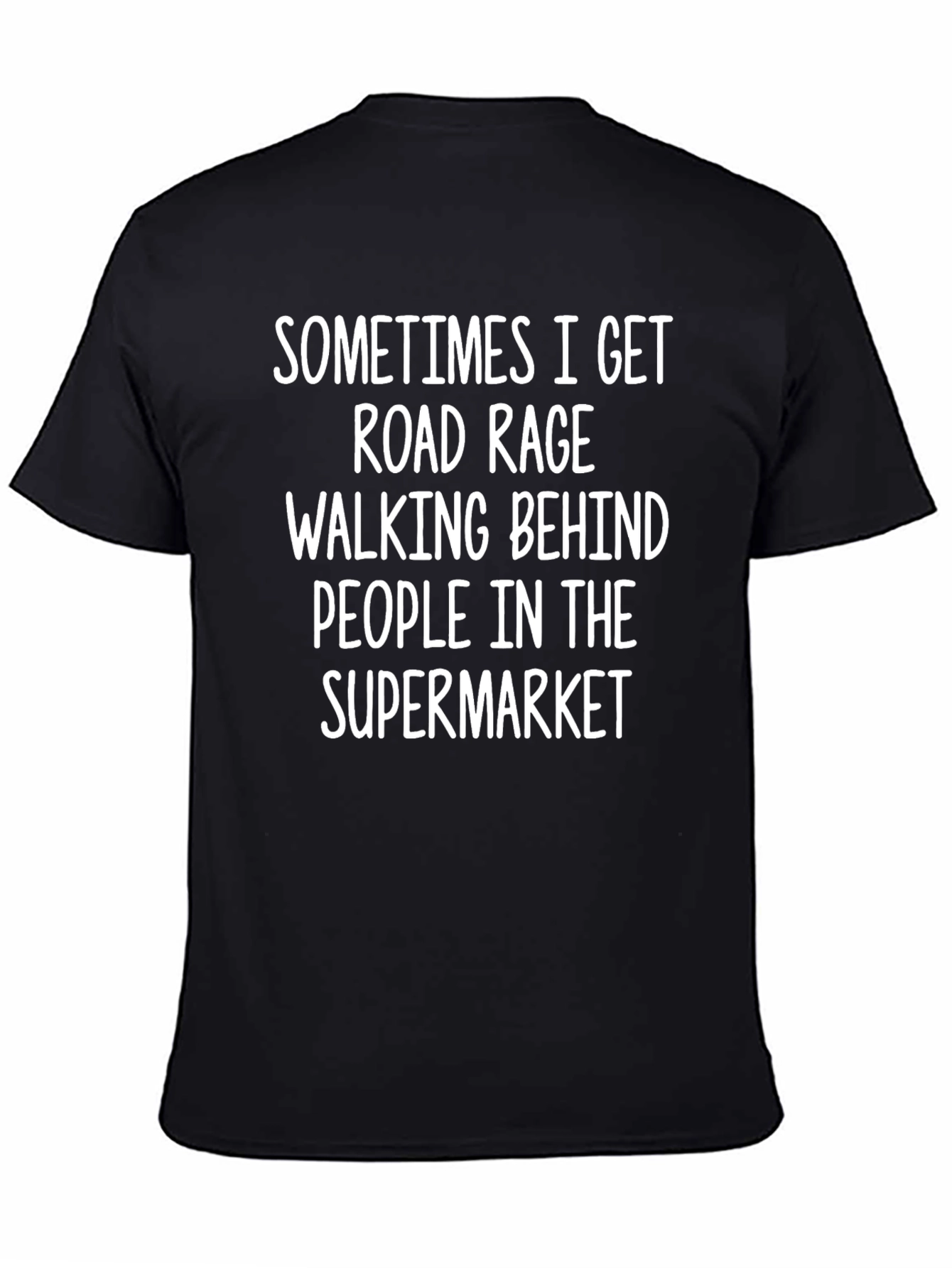 Road Rage Supermarket Funny T-Shirt