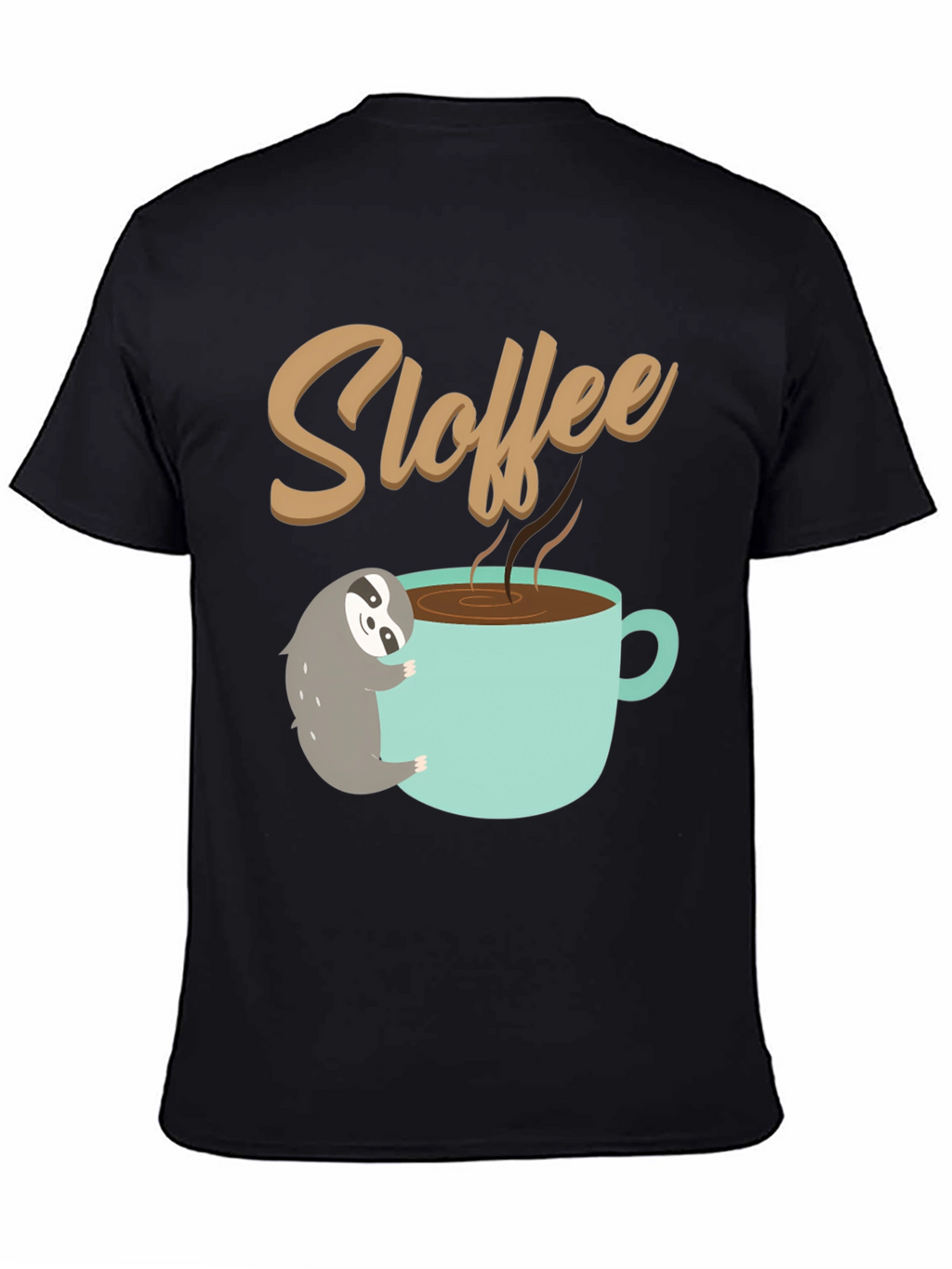 Sloth Coffee Lover T-Shirt - Sloffee Cute Tee