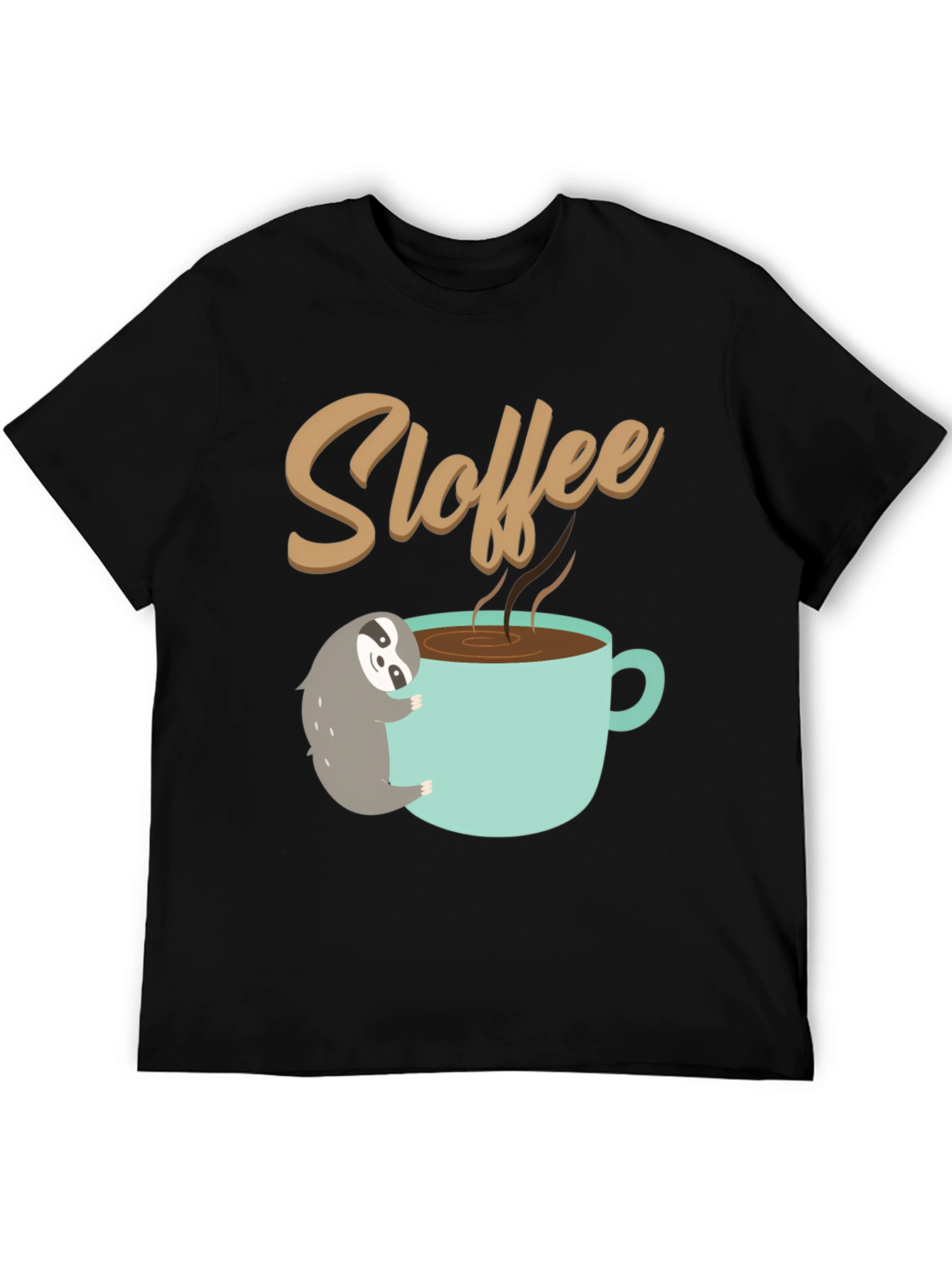Sloth Coffee Lover T-Shirt - Sloffee Cute Tee