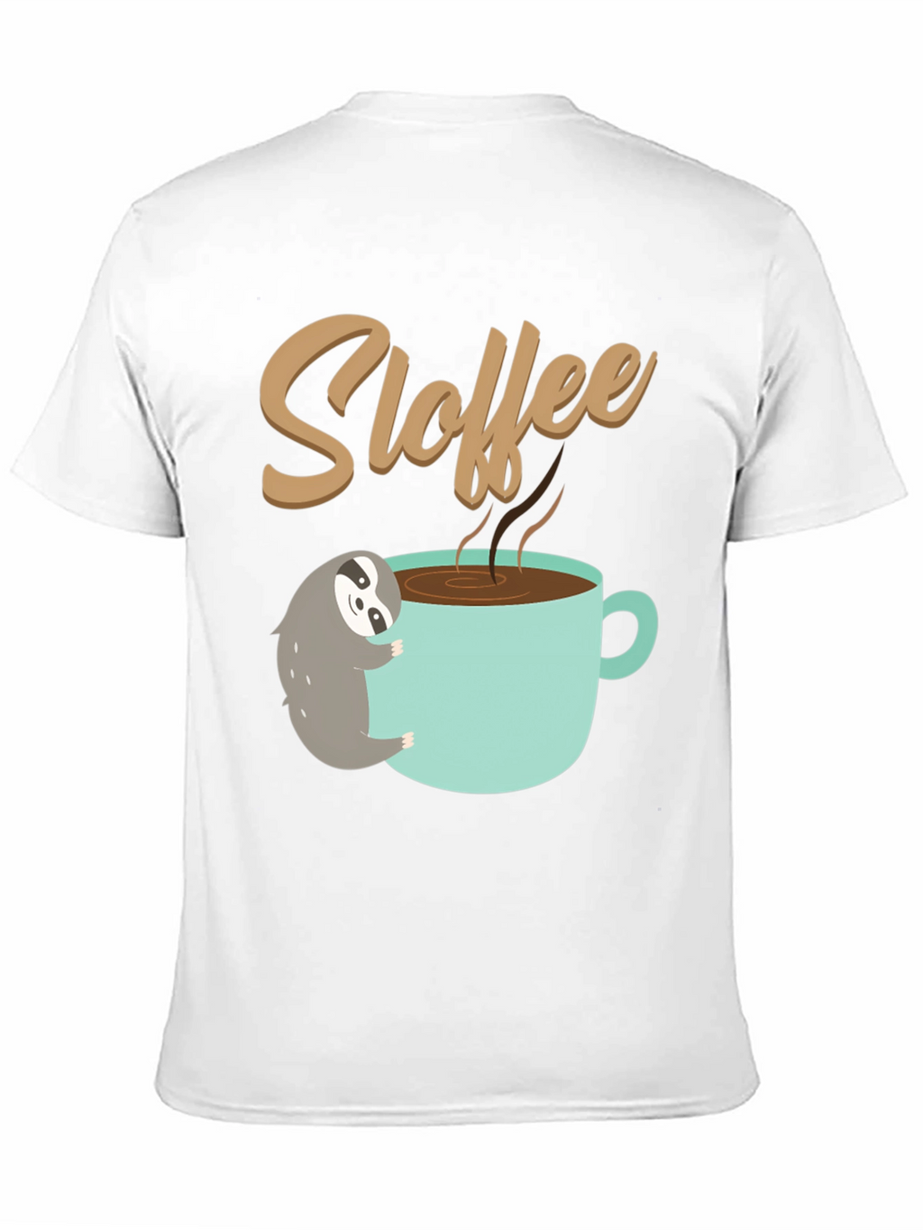 Sloth Coffee Lover T-Shirt - Sloffee Cute Tee
