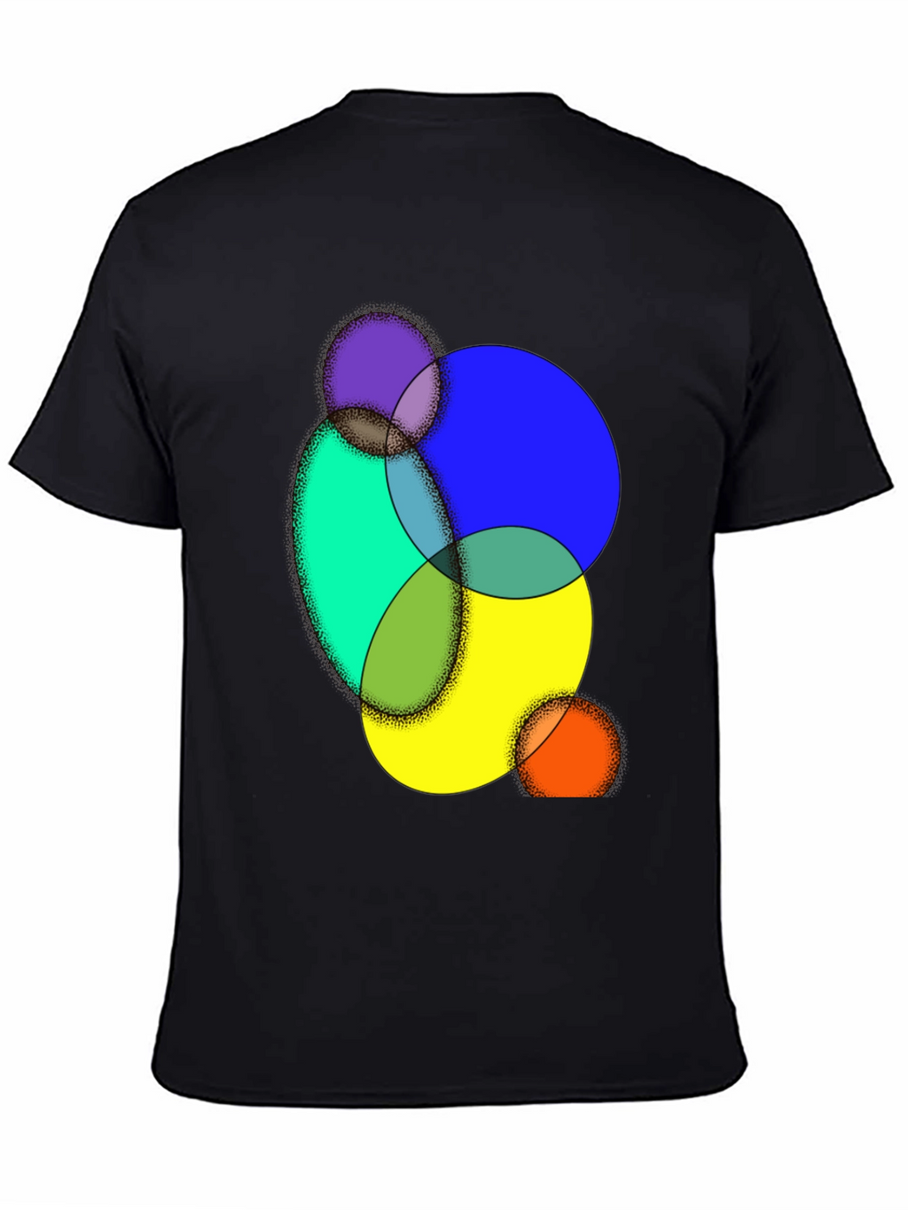 Abstract Circle Graphic Tee - Modern Art Shirt