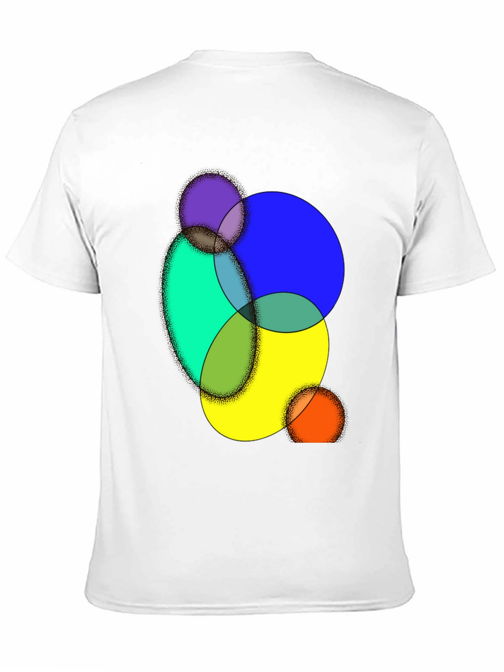 Abstract Circle Graphic Tee - Modern Art Shirt