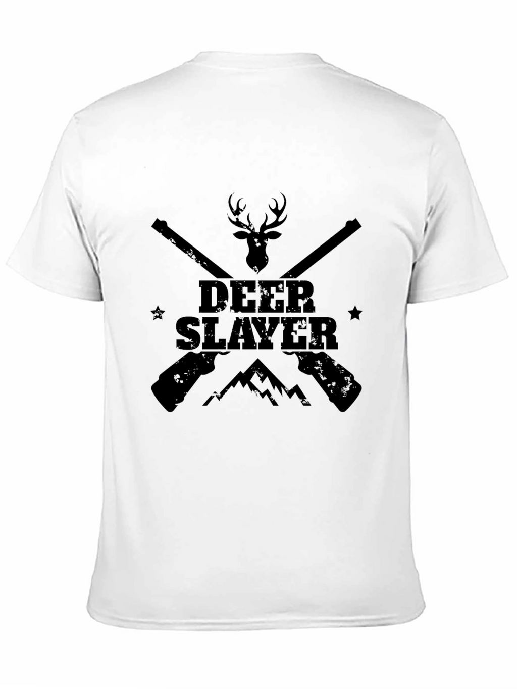 Deer Slayer Graphic Tee - Black