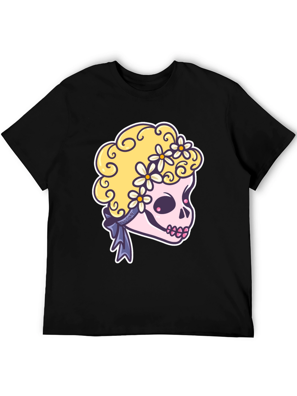 Skull Floral T-Shirt - Cute & Edgy Style