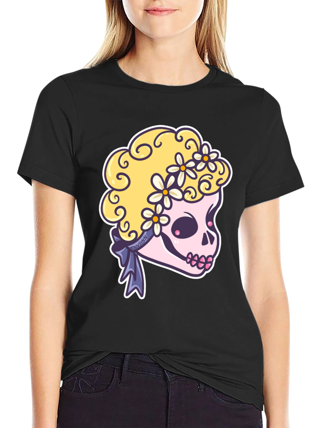 Skull Floral T-Shirt - Cute & Edgy Style