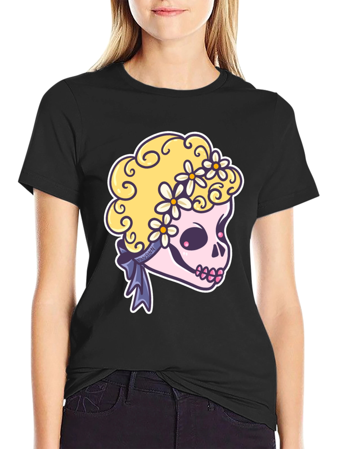 Skull Floral T-Shirt - Cute & Edgy Style