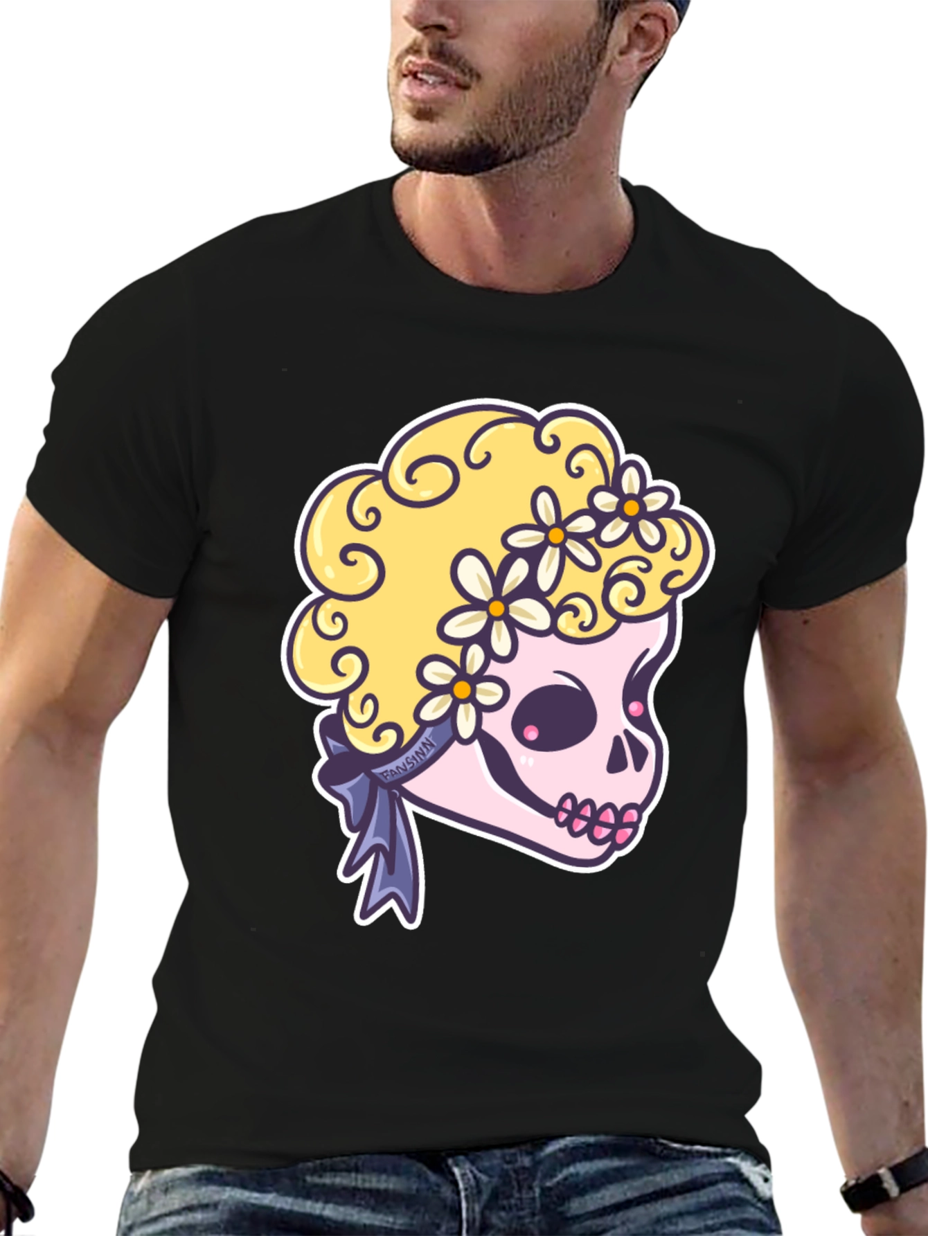 Skull Floral T-Shirt - Cute & Edgy Style