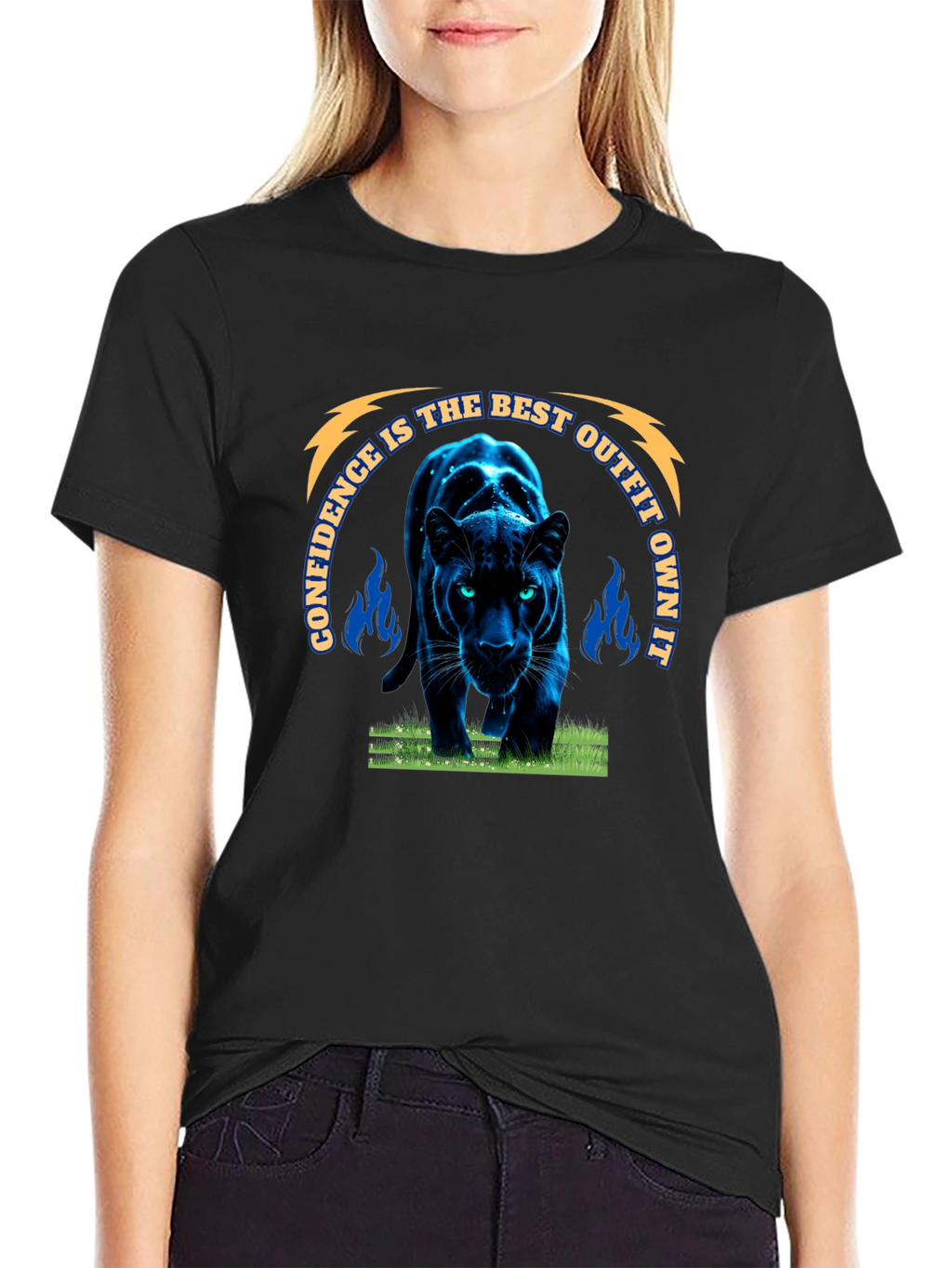 Confidence is the Best Outfit Black T-Shirt