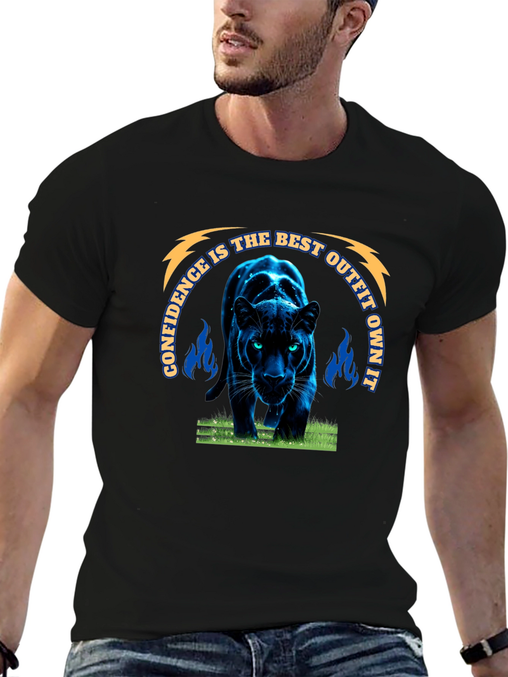 Confidence is the Best Outfit Black T-Shirt