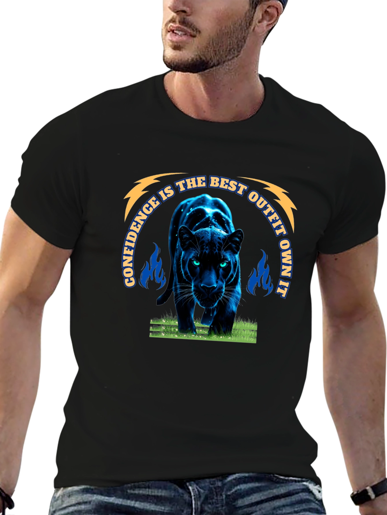 Confidence is the Best Outfit Black T-Shirt