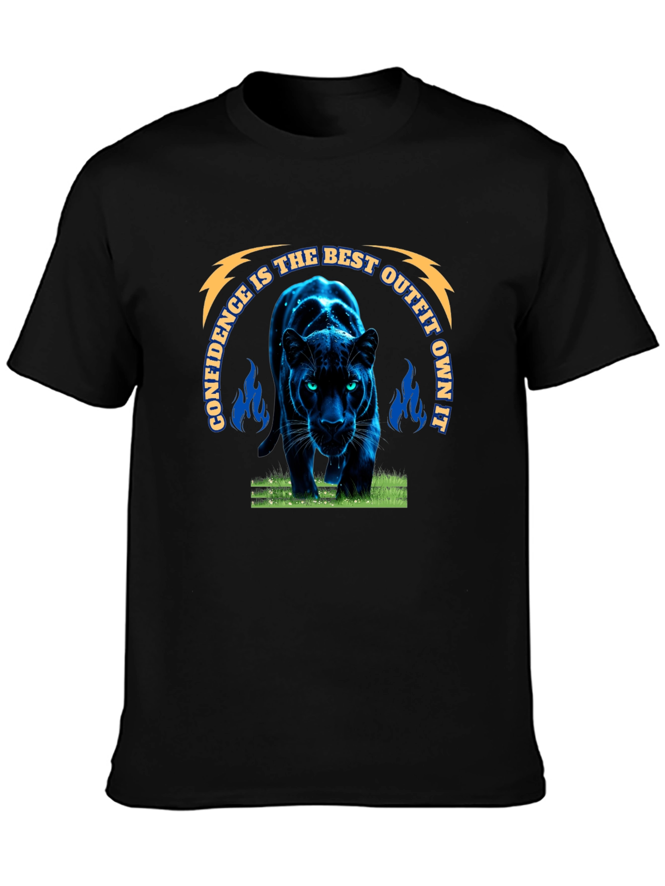 Confidence is the Best Outfit Black T-Shirt